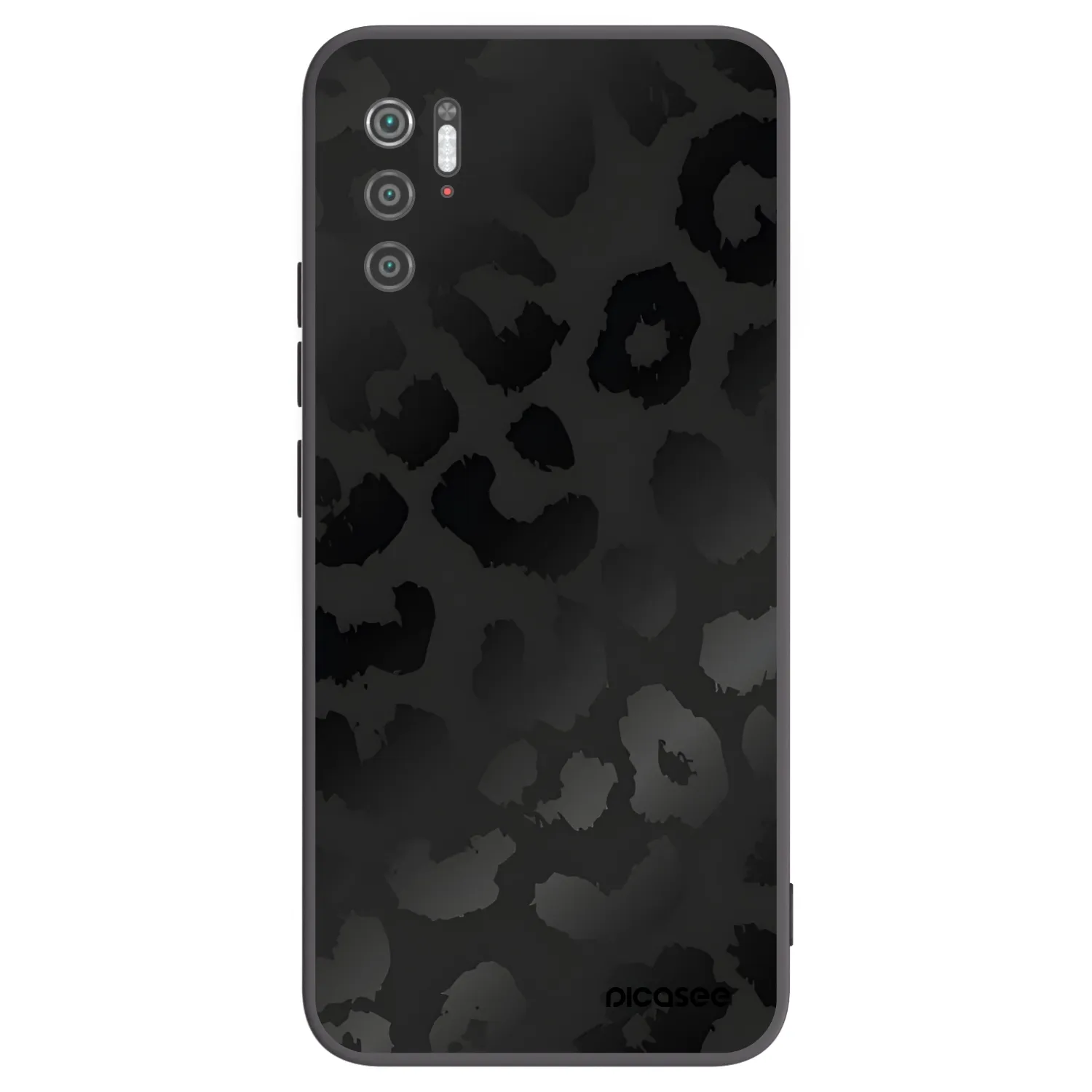 Picasee fekete szilikon tok az alábbi mobiltelefonokra Xiaomi Poco M3 Pro 5G - Midnight Leopard