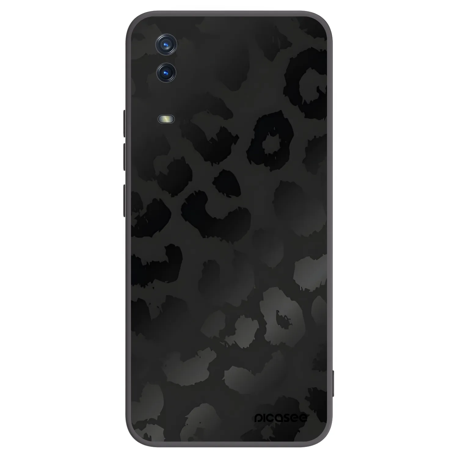 Picasee fekete szilikon tok az alábbi mobiltelefonokra Vivo Y11s - Midnight Leopard