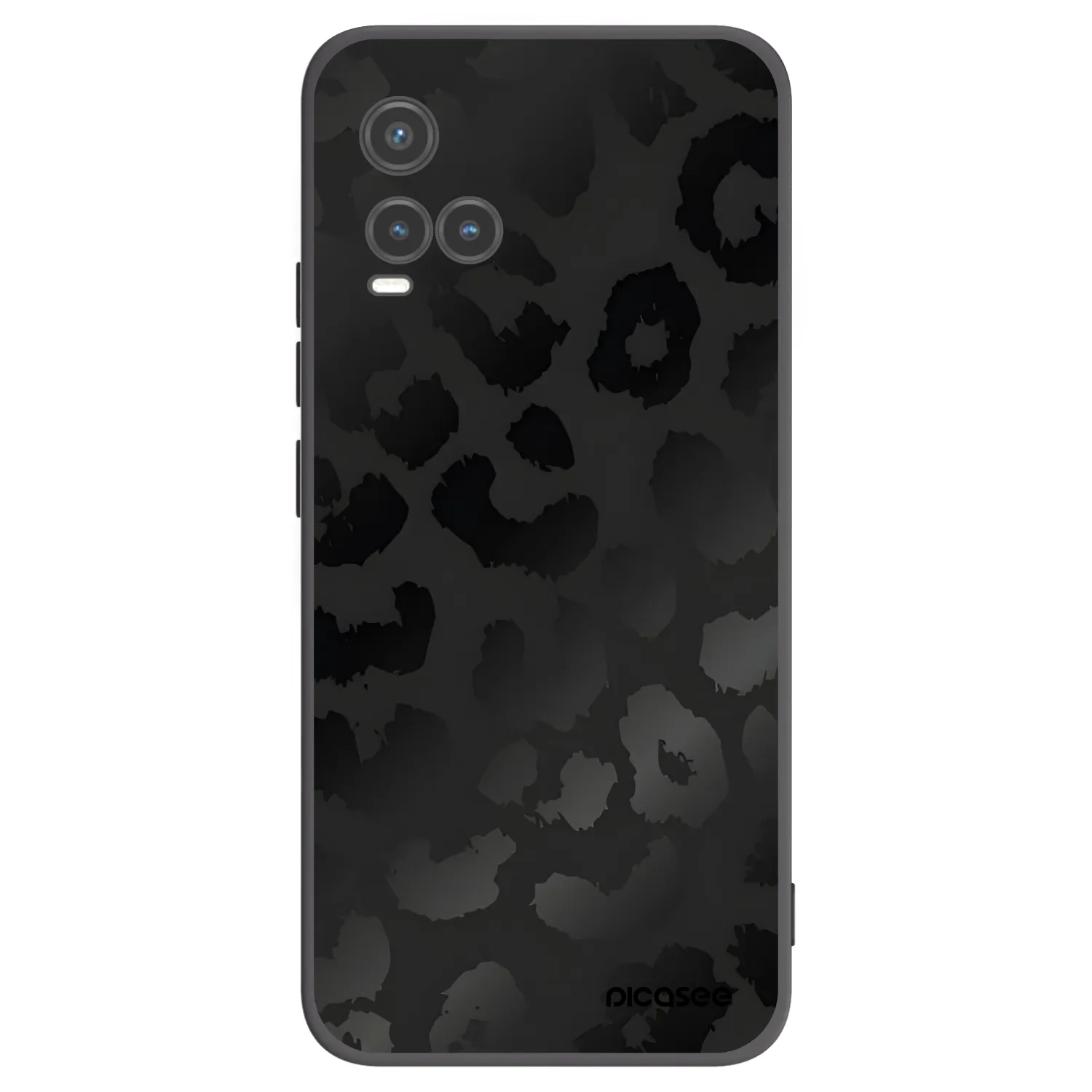 Picasee fekete szilikon tok az alábbi mobiltelefonokra Vivo Y33s - Midnight Leopard