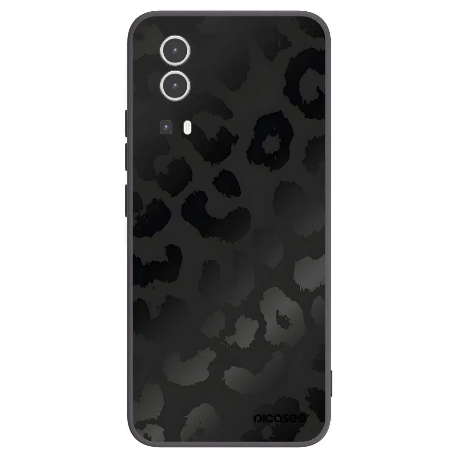 Picasee fekete szilikon tok az alábbi mobiltelefonokra Vivo Y72 5G - Midnight Leopard