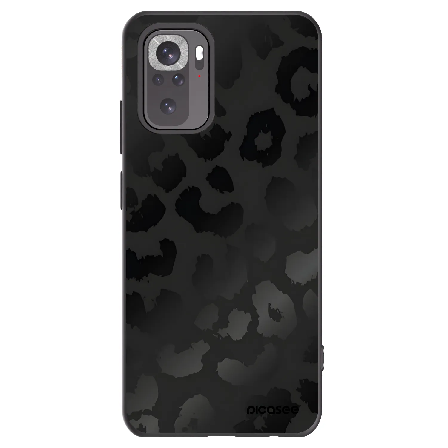 Picasee fekete szilikon tok az alábbi mobiltelefonokra Xiaomi Redmi Note 11S 4G - Midnight Leopard