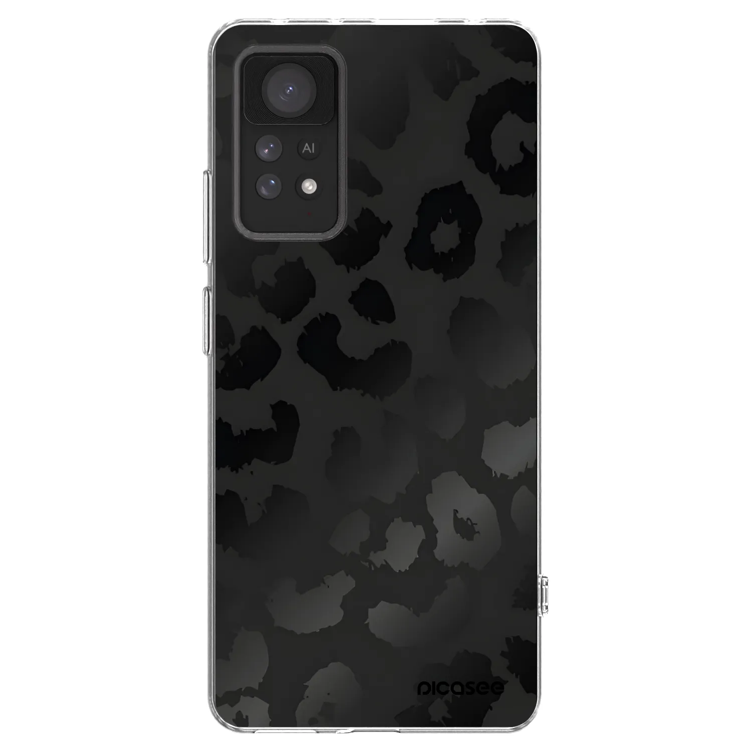 Picasee átlátszó szilikon tok az alábbi mobiltelefonokra Xiaomi Redmi Note 11 Pro - Midnight Leopard