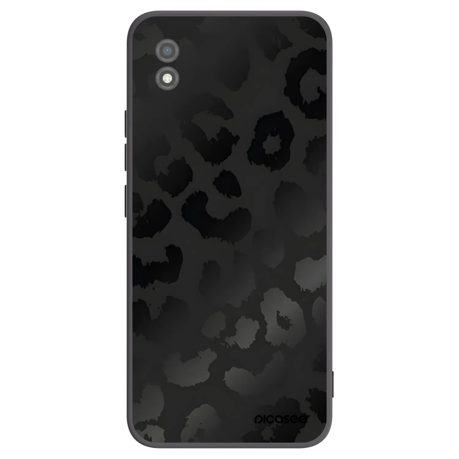 Picasee fekete szilikon tok az alábbi mobiltelefonokra Realme C11 (2021) - Midnight Leopard