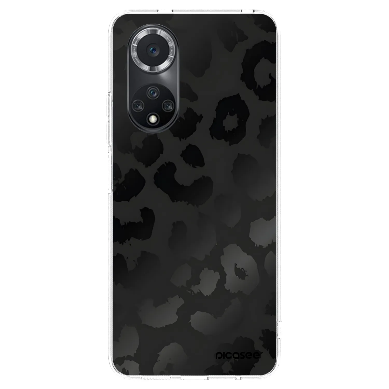 Picasee átlátszó szilikon tok az alábbi mobiltelefonokra Huawei Nova 9 SE - Midnight Leopard