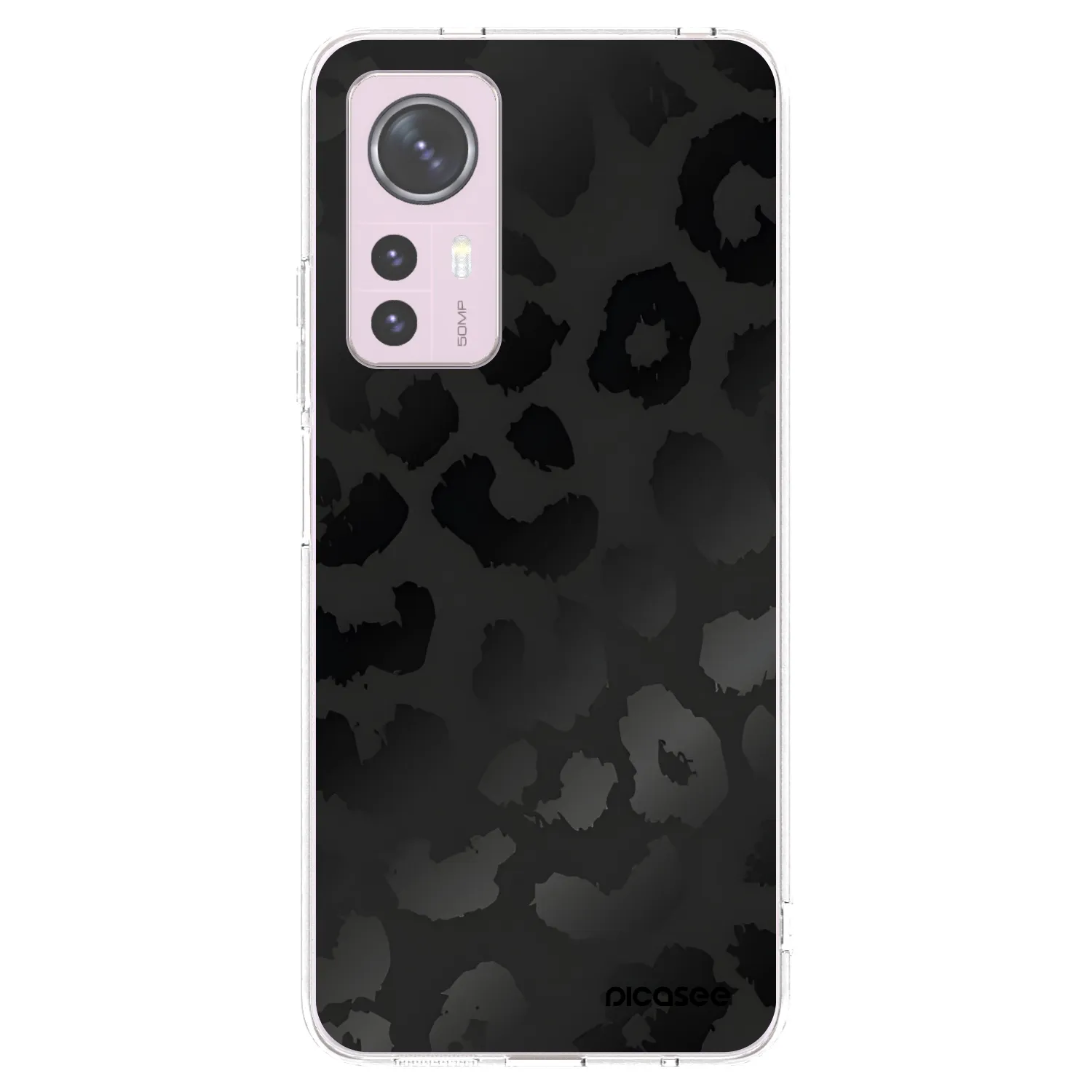 Picasee átlátszó szilikon tok az alábbi mobiltelefonokra Xiaomi 12 - Midnight Leopard