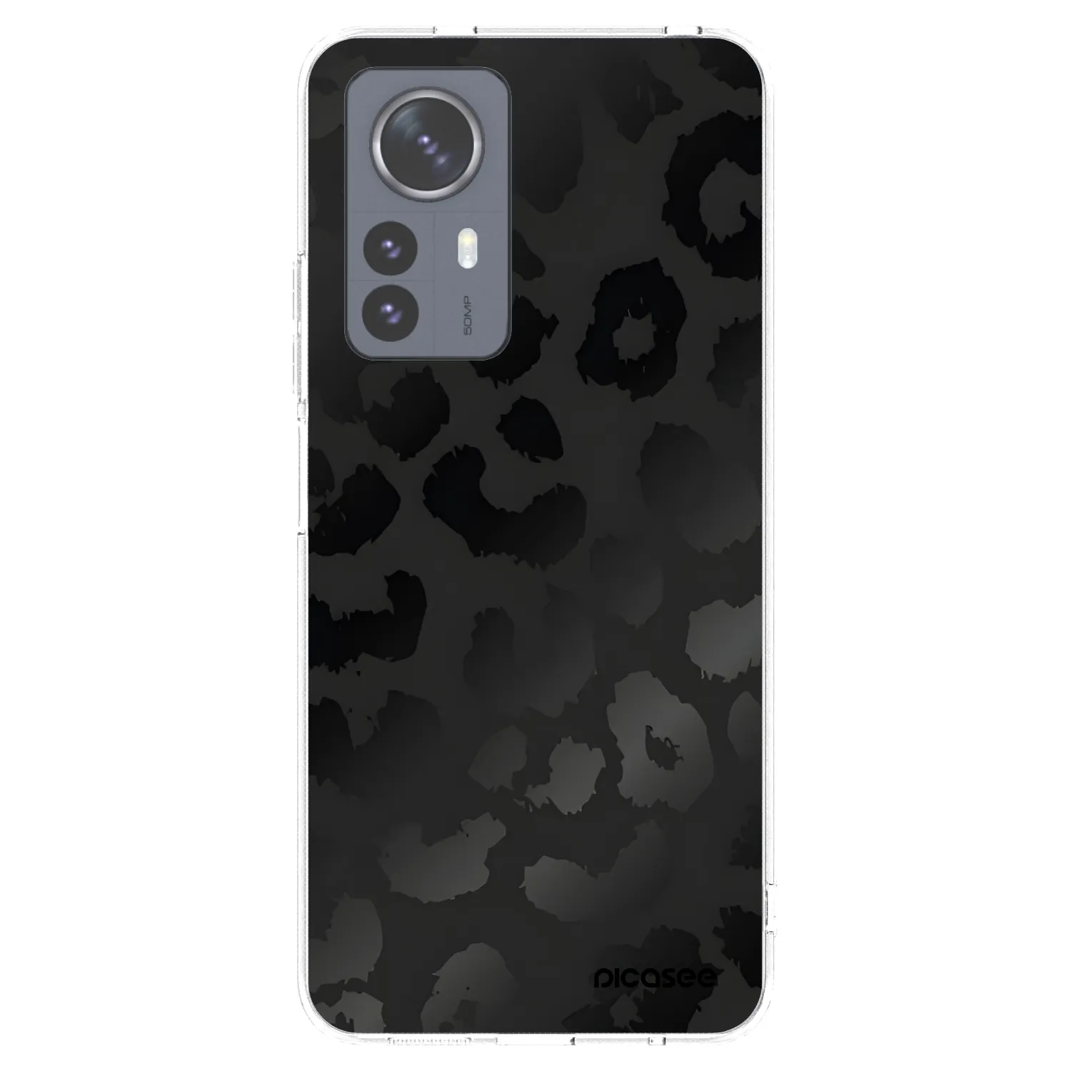 Picasee átlátszó szilikon tok az alábbi mobiltelefonokra Xiaomi 12 Pro - Midnight Leopard