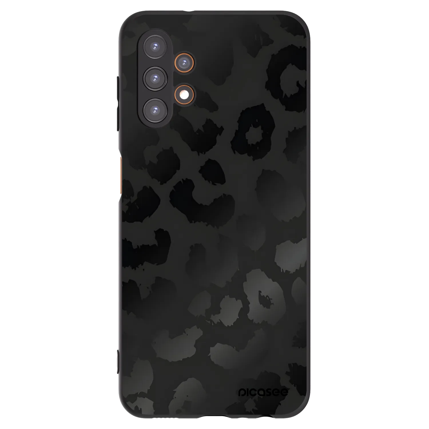 Picasee fekete szilikon tok az alábbi mobiltelefonokra Samsung Galaxy A13 4G A135 - Midnight Leopard