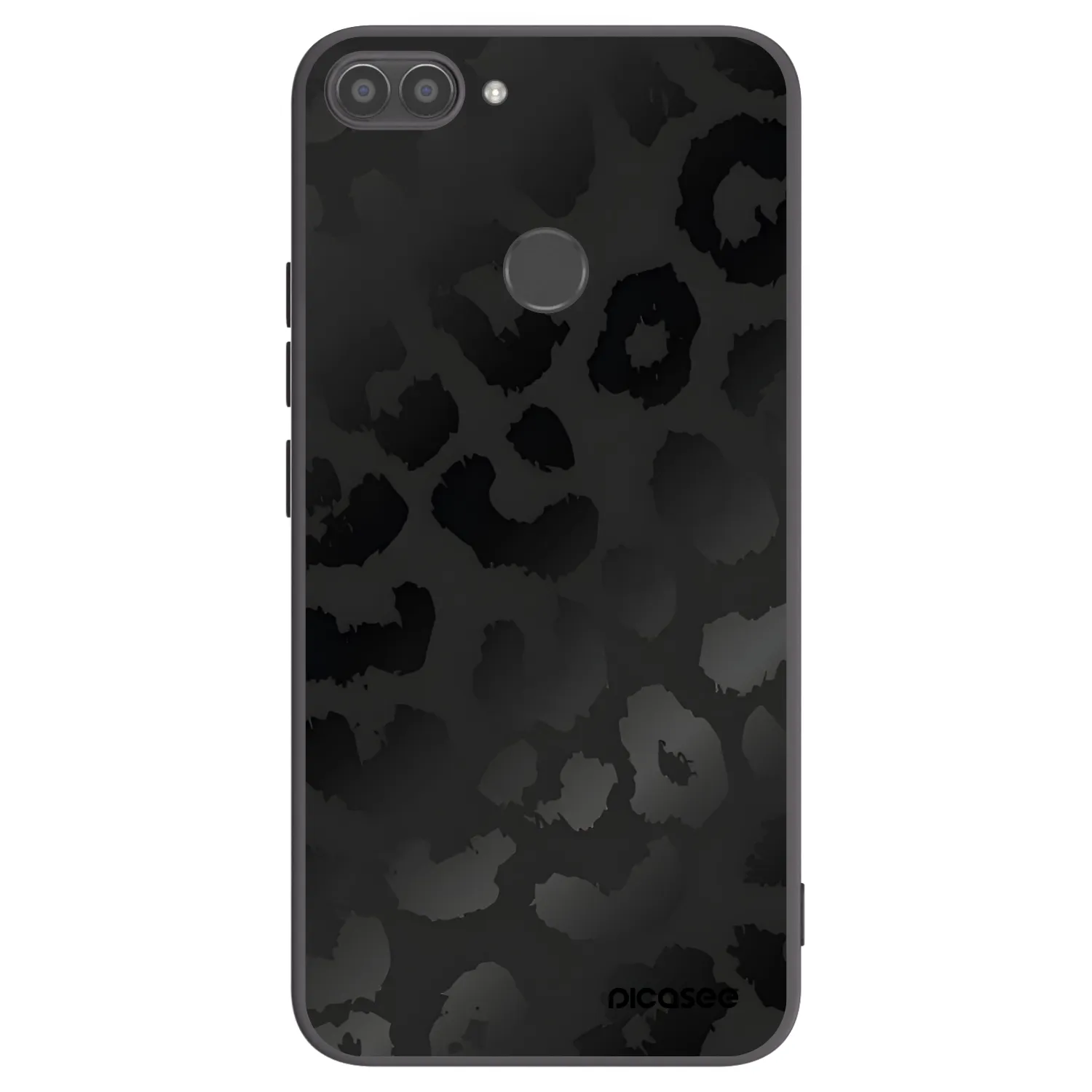 Picasee fekete szilikon tok az alábbi mobiltelefonokra Huawei P Smart - Midnight Leopard