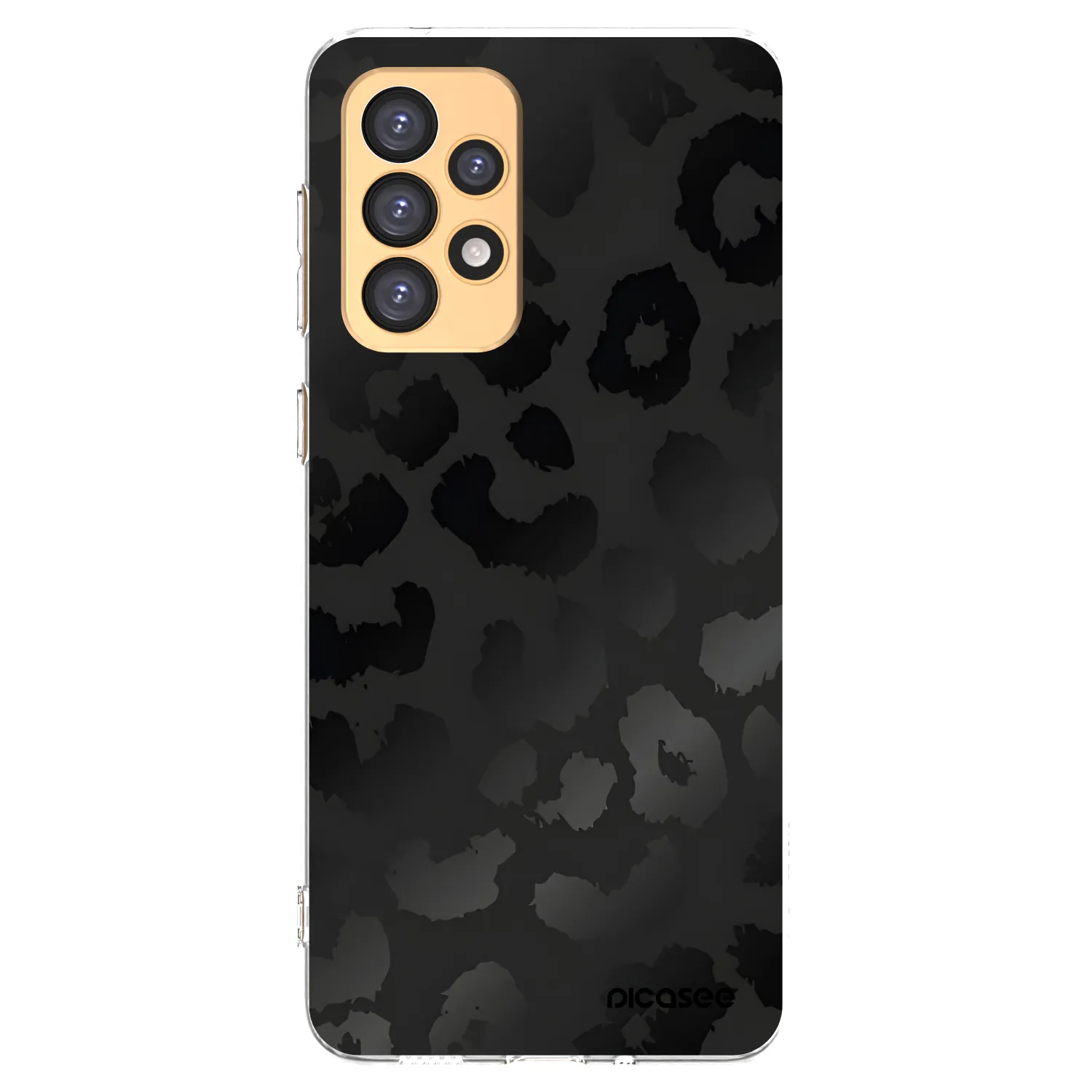 Picasee átlátszó szilikon tok az alábbi mobiltelefonokra Samsung Galaxy A33 5G A336 - Midnight Leopard