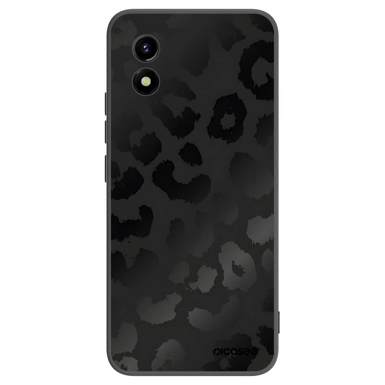 Picasee fekete szilikon tok az alábbi mobiltelefonokra Vivo Y01 - Midnight Leopard
