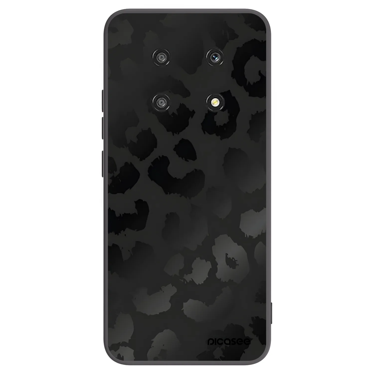 Picasee fekete szilikon tok az alábbi mobiltelefonokra Honor Magic4 Lite 5G - Midnight Leopard