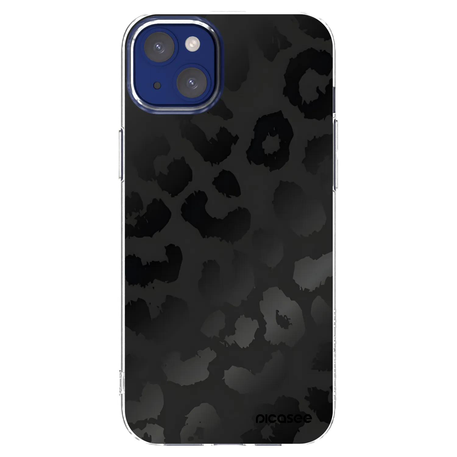 Picasee átlátszó szilikon tok az alábbi mobiltelefonokra Apple iPhone 14 Plus - Midnight Leopard