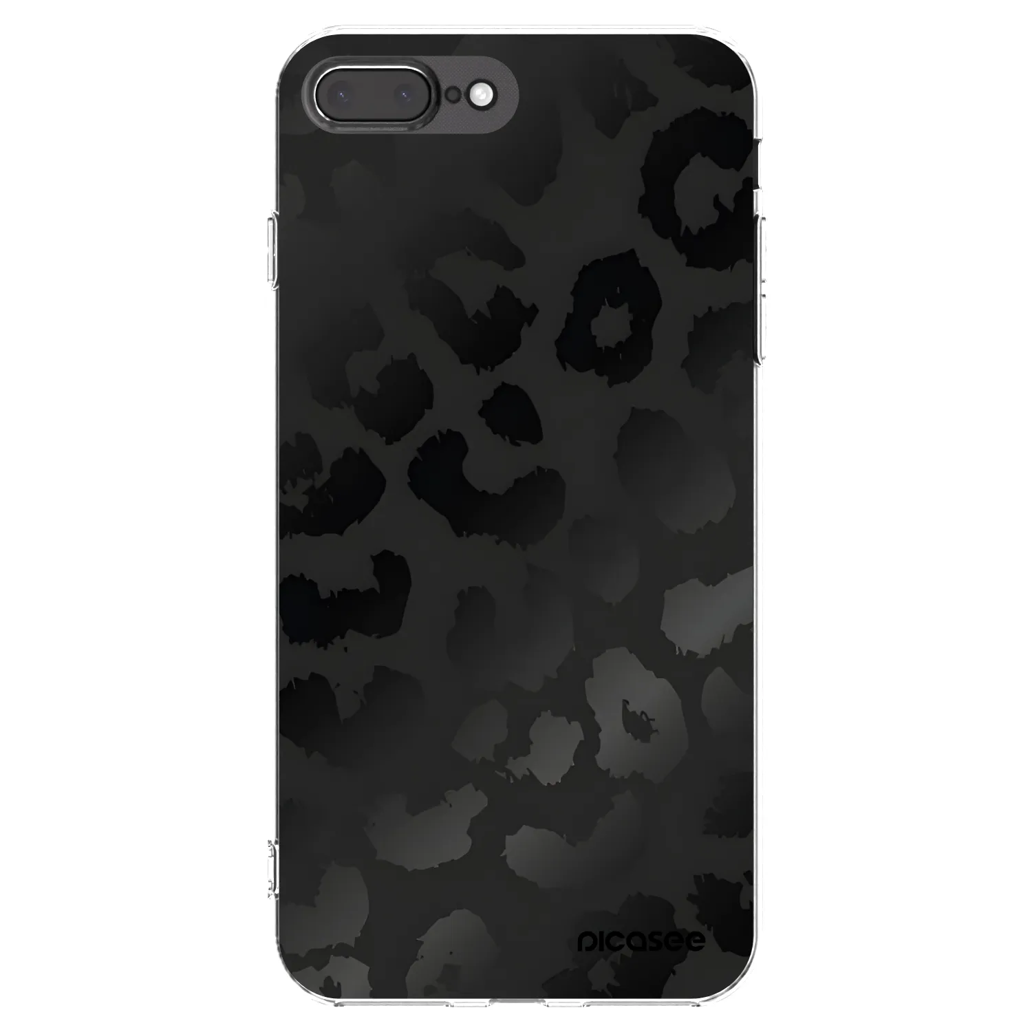 Picasee átlátszó szilikon tok az alábbi mobiltelefonokra Apple iPhone 8 Plus - Midnight Leopard