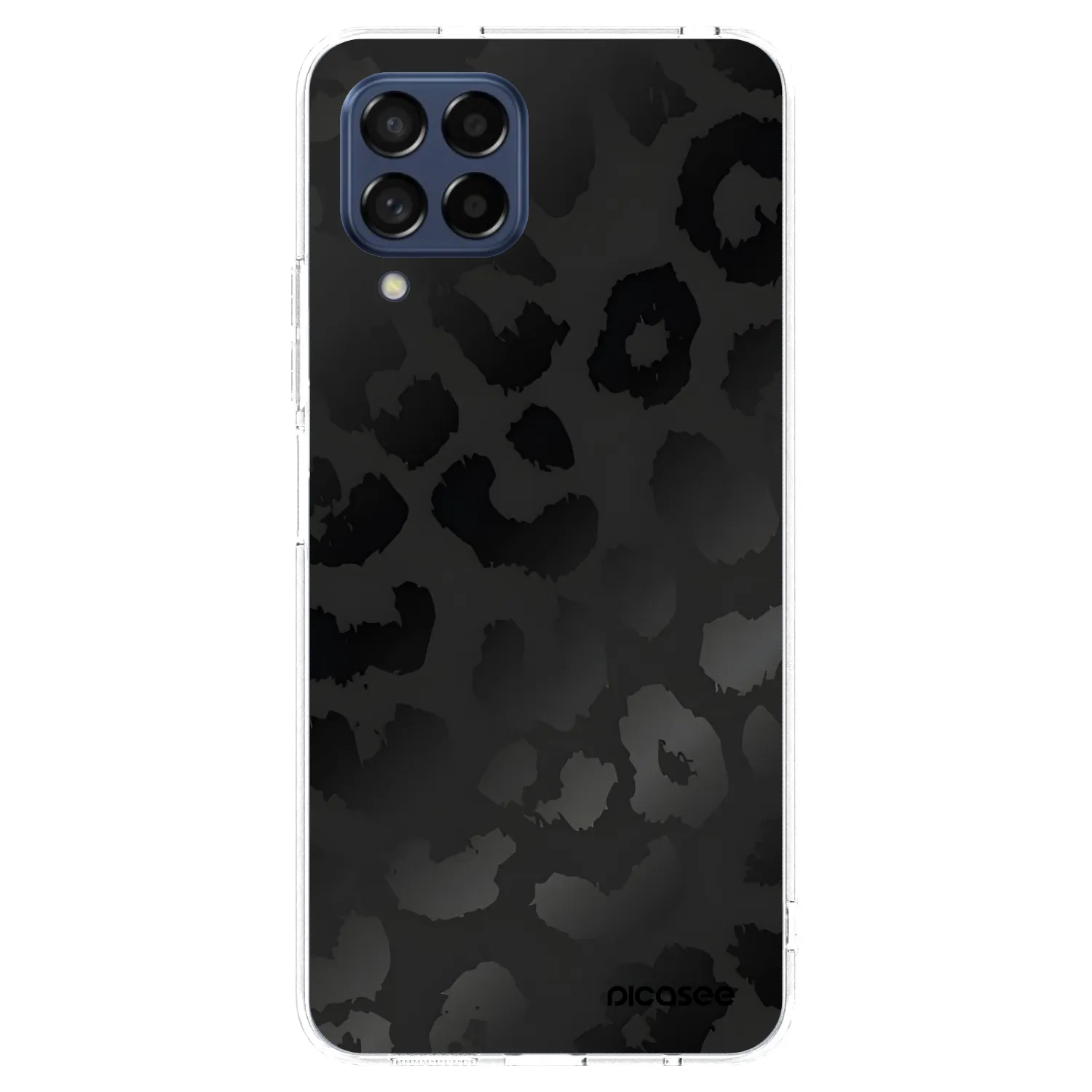 Picasee átlátszó szilikon tok az alábbi mobiltelefonokra Samsung Galaxy M53 5G - Midnight Leopard