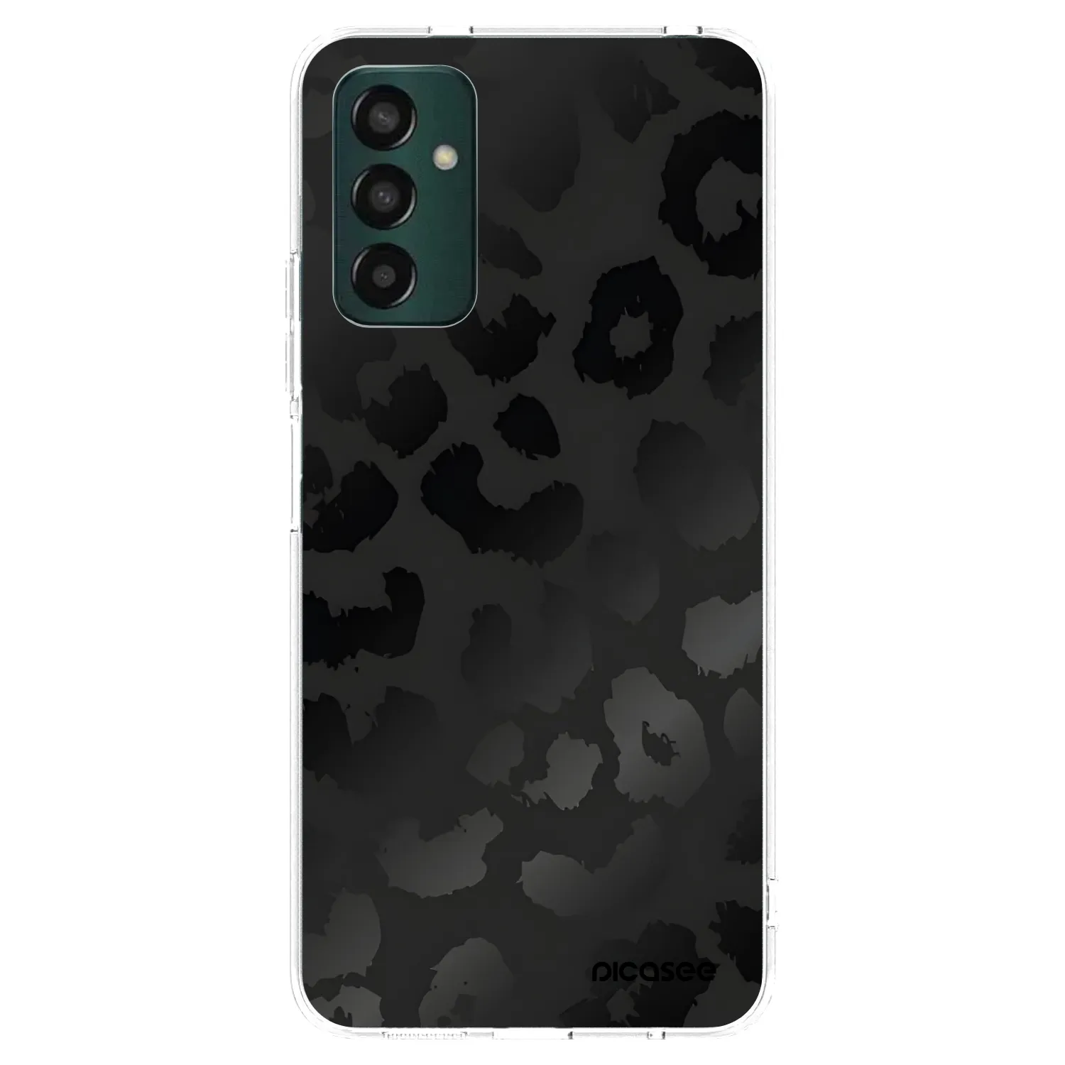 Picasee átlátszó szilikon tok az alábbi mobiltelefonokra Samsung Galaxy M13 M135F - Midnight Leopard