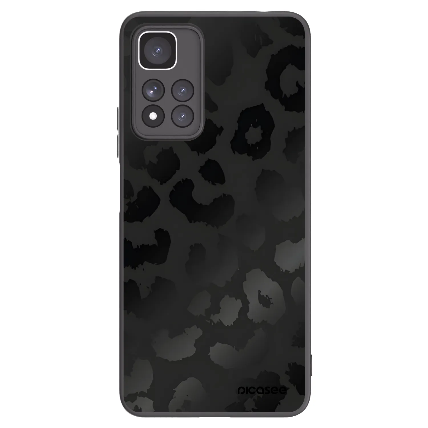 Picasee fekete szilikon tok az alábbi mobiltelefonokra Xiaomi Redmi Note 11 Pro+ 5G - Midnight Leopard