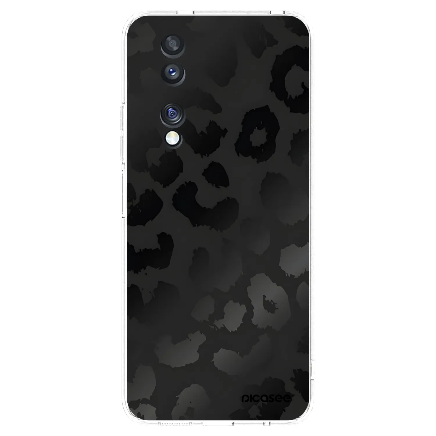 Picasee átlátszó szilikon tok az alábbi mobiltelefonokra Honor 70 - Midnight Leopard