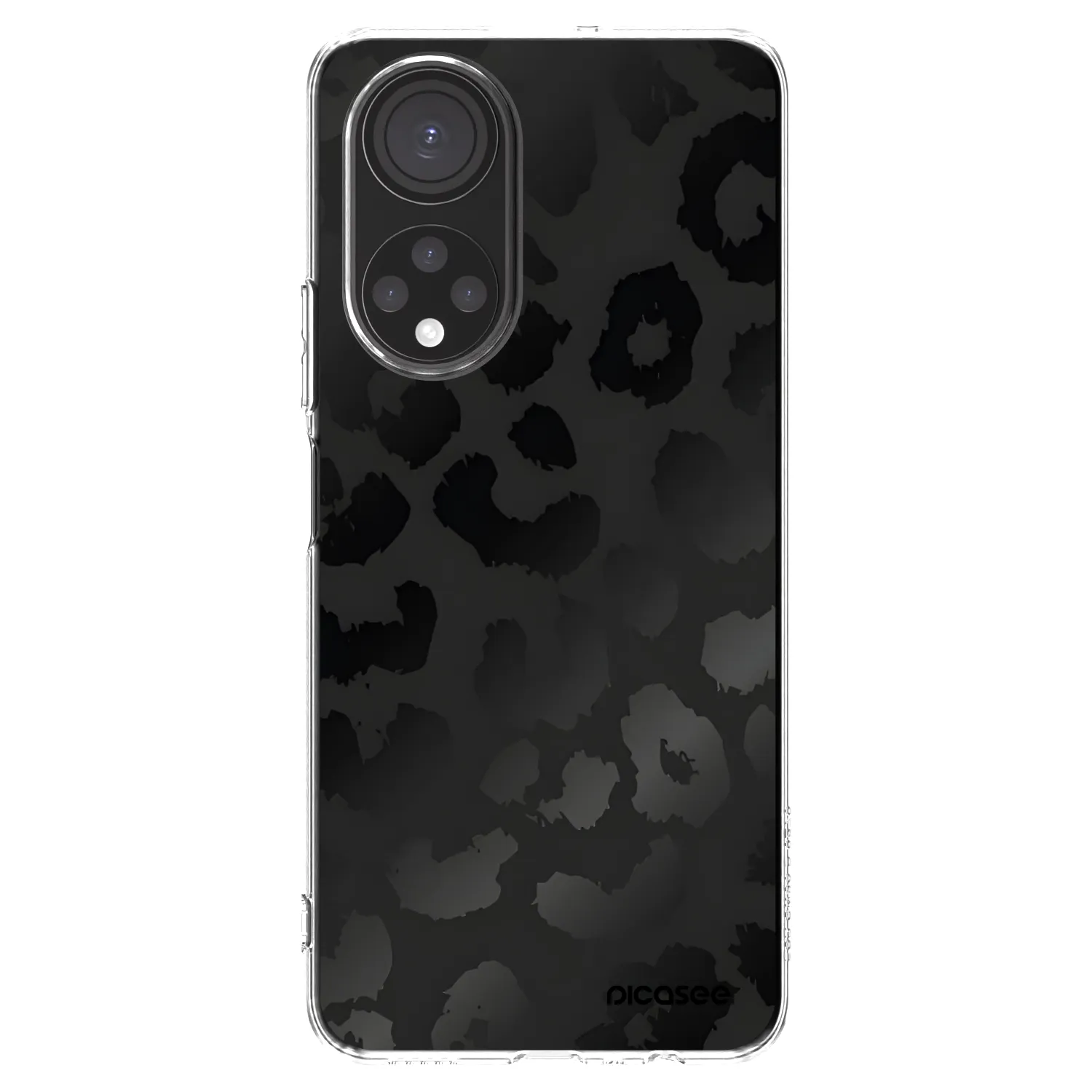 Picasee átlátszó szilikon tok az alábbi mobiltelefonokra Honor X7 - Midnight Leopard