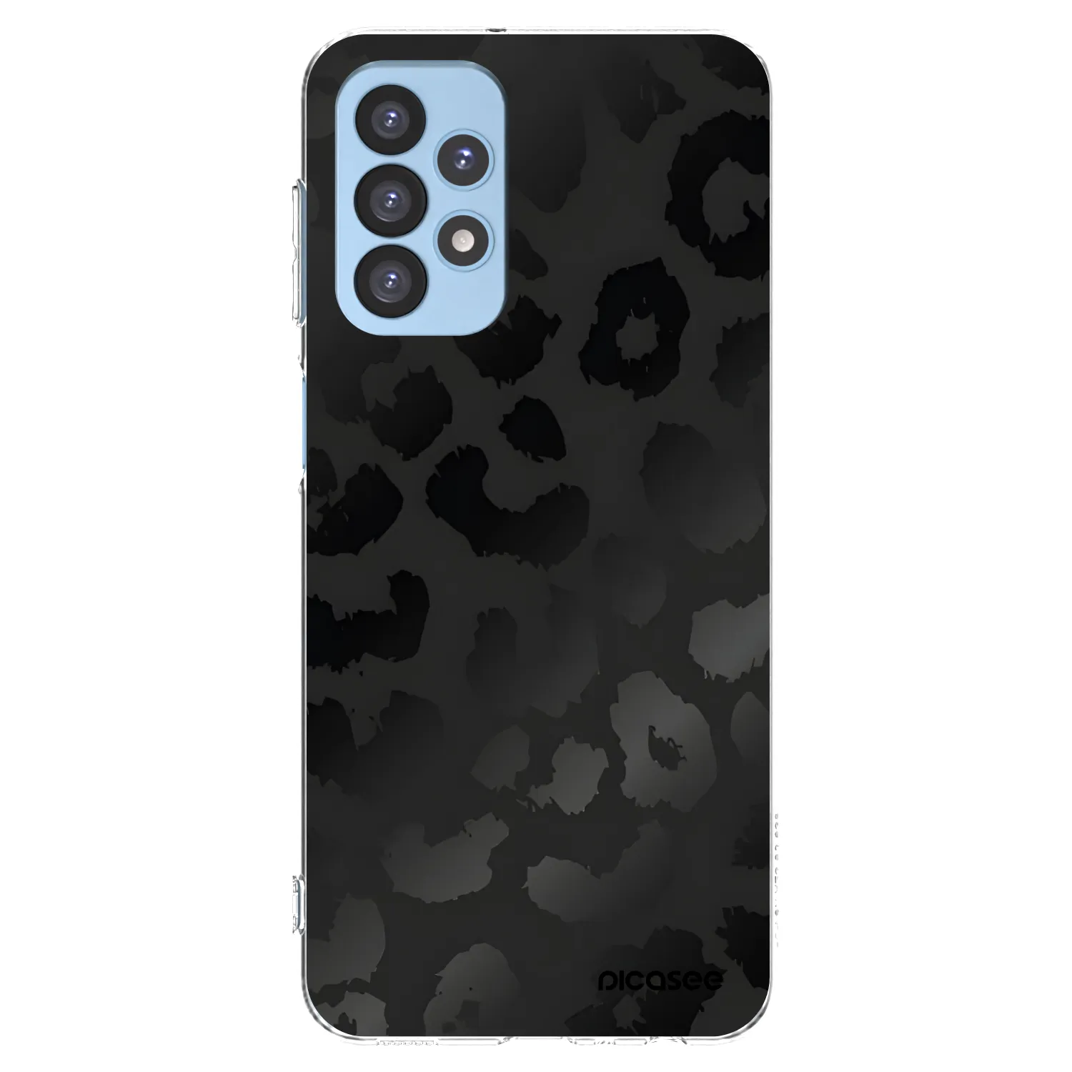 Picasee átlátszó szilikon tok az alábbi mobiltelefonokra Samsung Galaxy A23 A235F 4G - Midnight Leopard