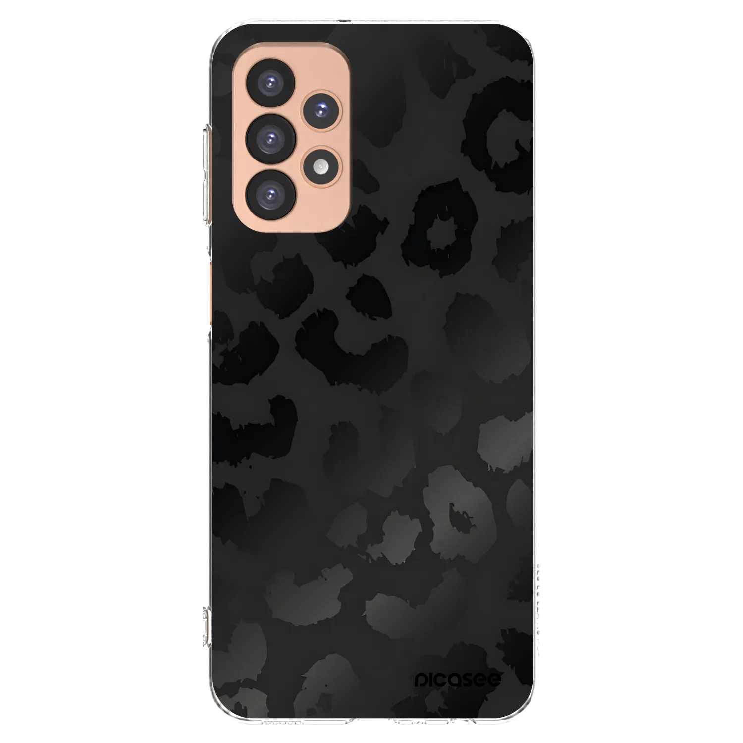 Picasee átlátszó szilikon tok az alábbi mobiltelefonokra Samsung Galaxy A23 A236B 5G - Midnight Leopard