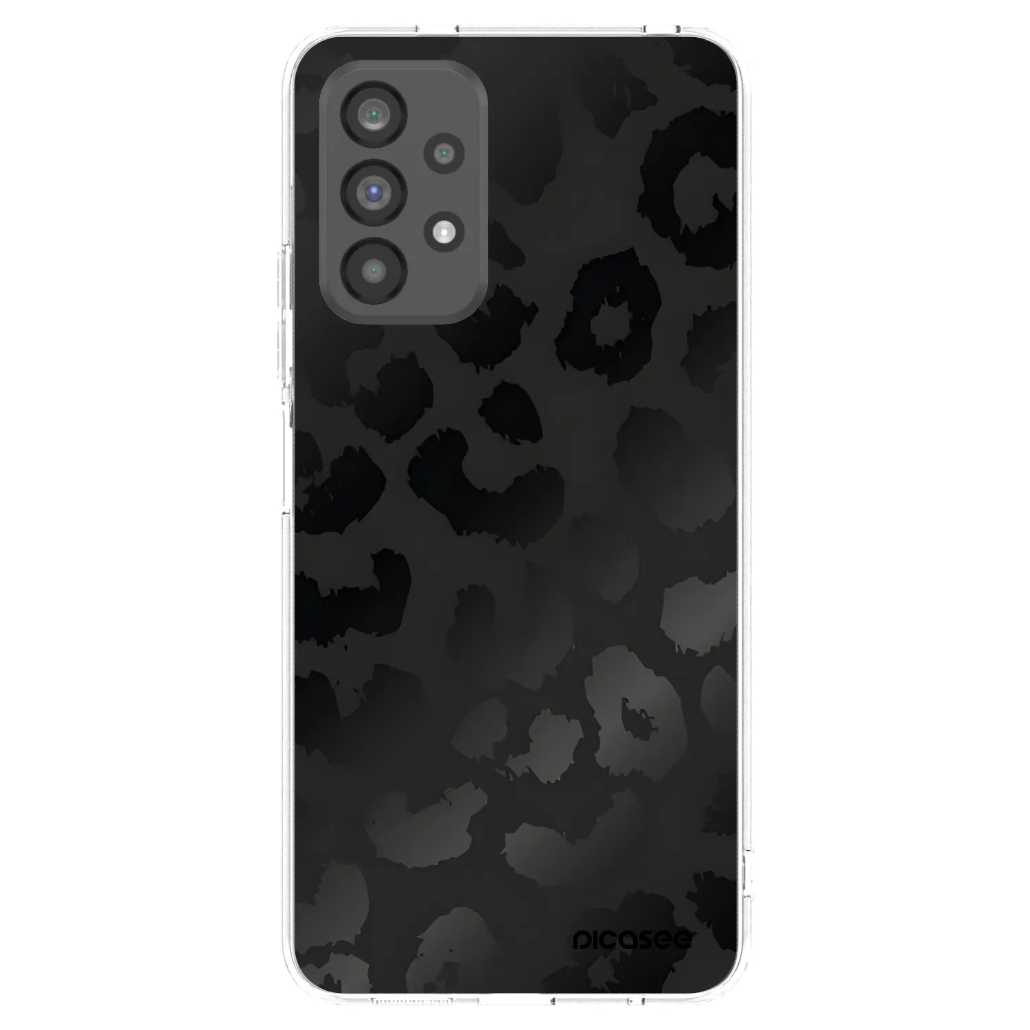 Picasee átlátszó szilikon tok az alábbi mobiltelefonokra Samsung Galaxy A73 5G - Midnight Leopard