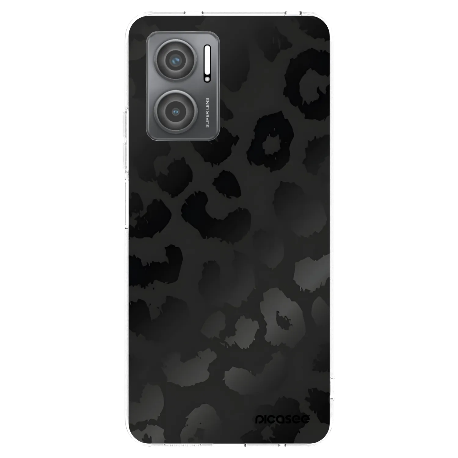Picasee átlátszó szilikon tok az alábbi mobiltelefonokra Xiaomi Redmi 10 5G - Midnight Leopard