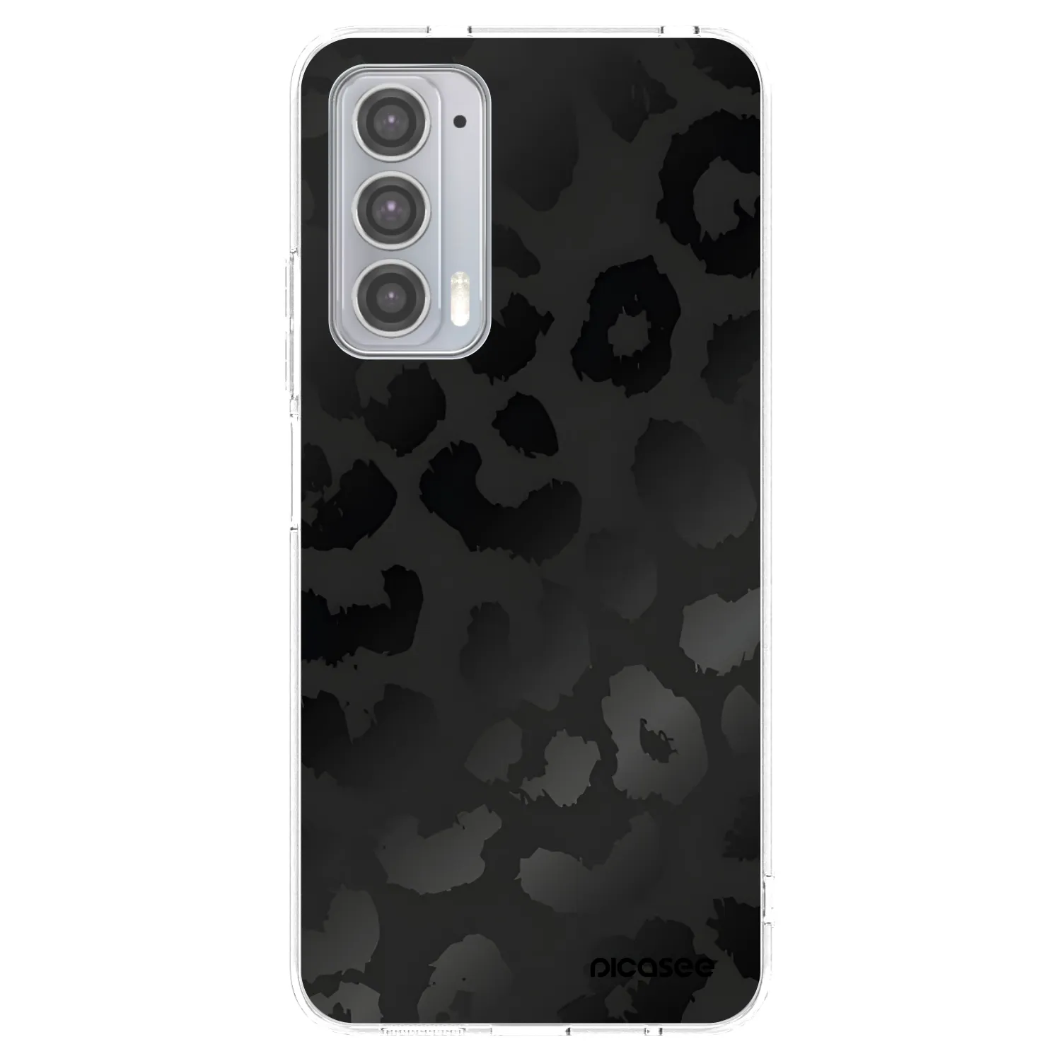 Picasee átlátszó szilikon tok az alábbi mobiltelefonokra Motorola Edge 20 - Midnight Leopard