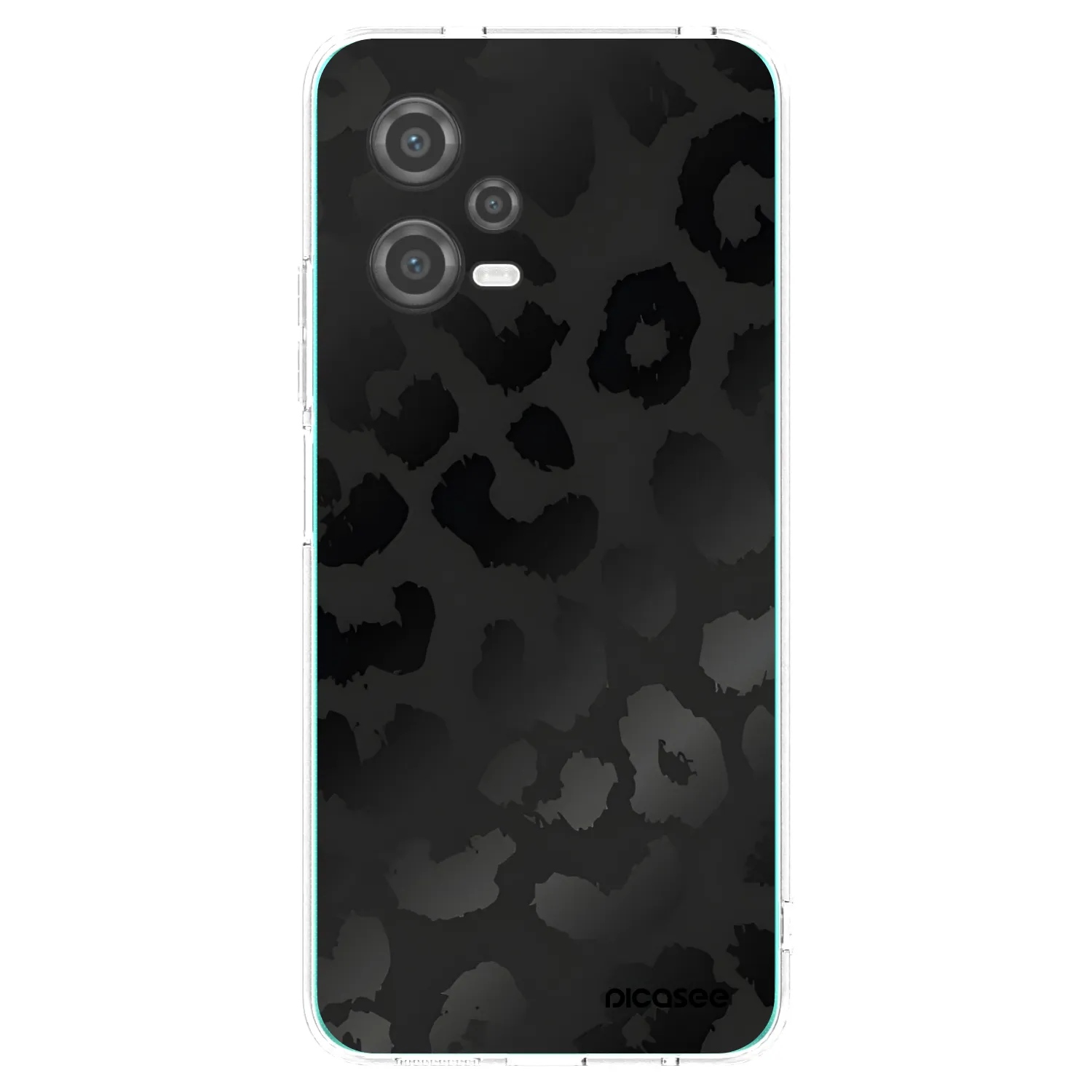 Picasee átlátszó szilikon tok az alábbi mobiltelefonokra Xiaomi Poco X5 - Midnight Leopard