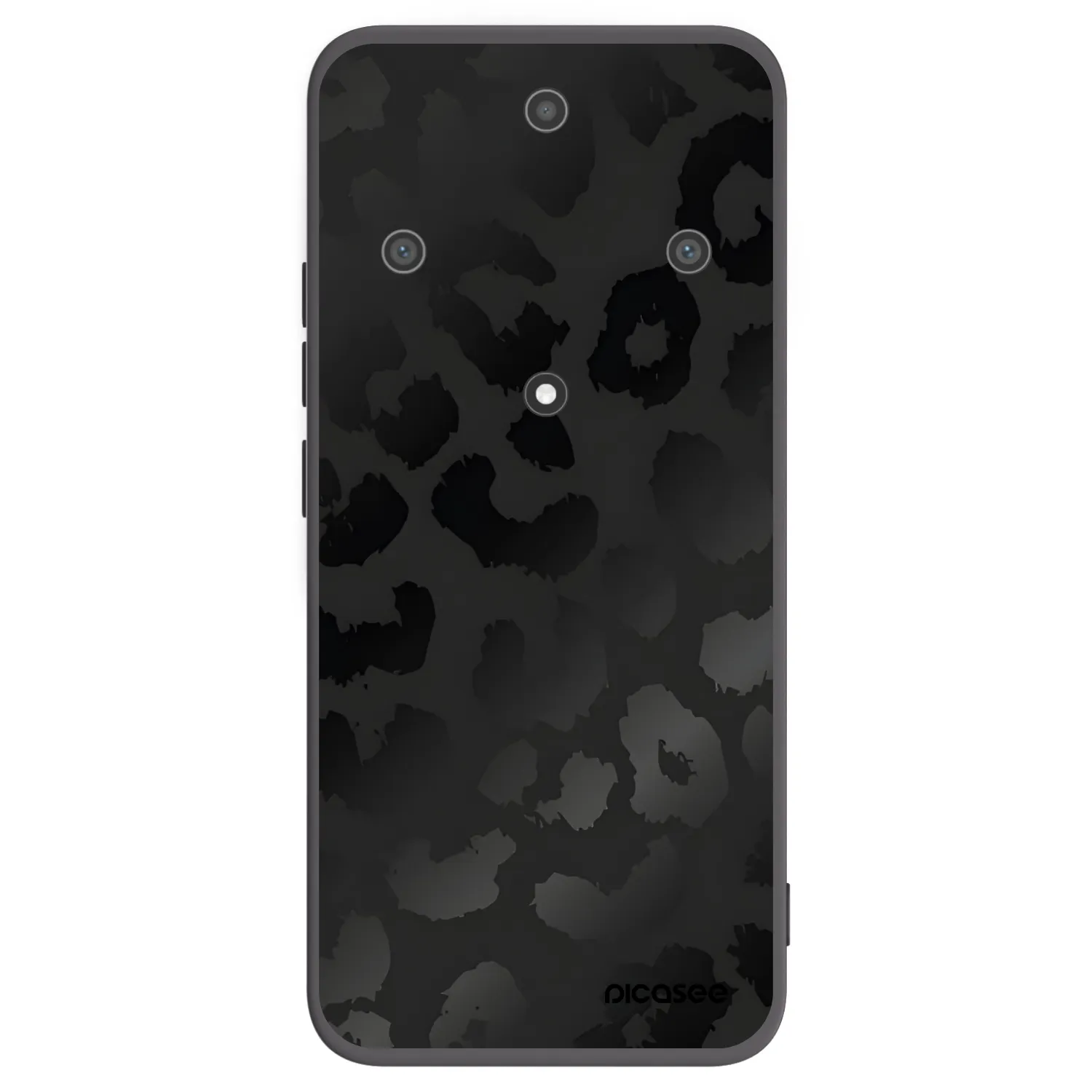 Picasee fekete szilikon tok az alábbi mobiltelefonokra Honor Magic5 Lite 5G - Midnight Leopard