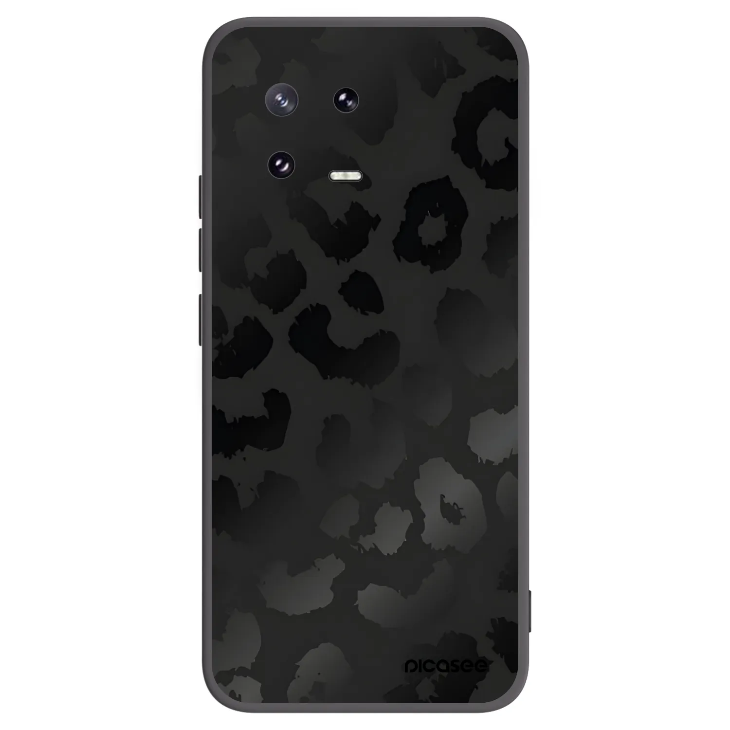 Picasee fekete szilikon tok az alábbi mobiltelefonokra Xiaomi 13 Pro - Midnight Leopard
