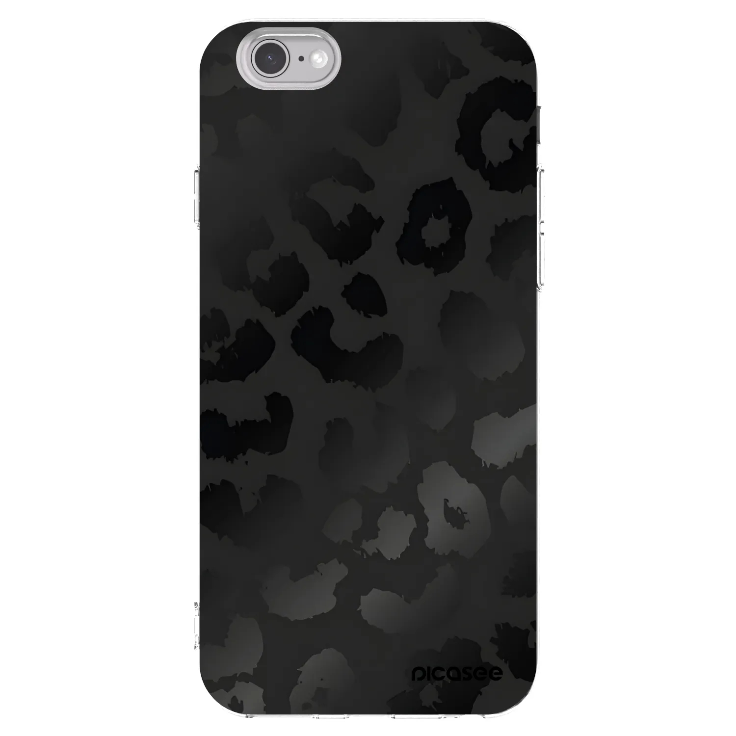Picasee átlátszó szilikon tok az alábbi mobiltelefonokra Apple iPhone 6/6S - Midnight Leopard