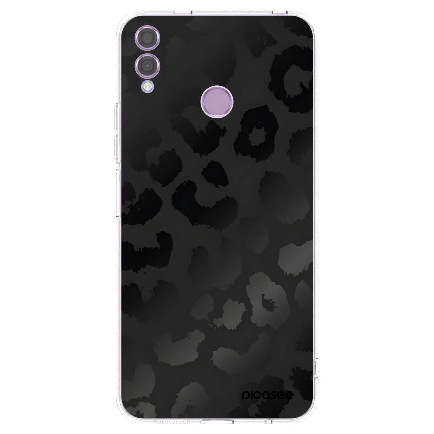 Picasee átlátszó szilikon tok az alábbi mobiltelefonokra Honor 8X - Midnight Leopard