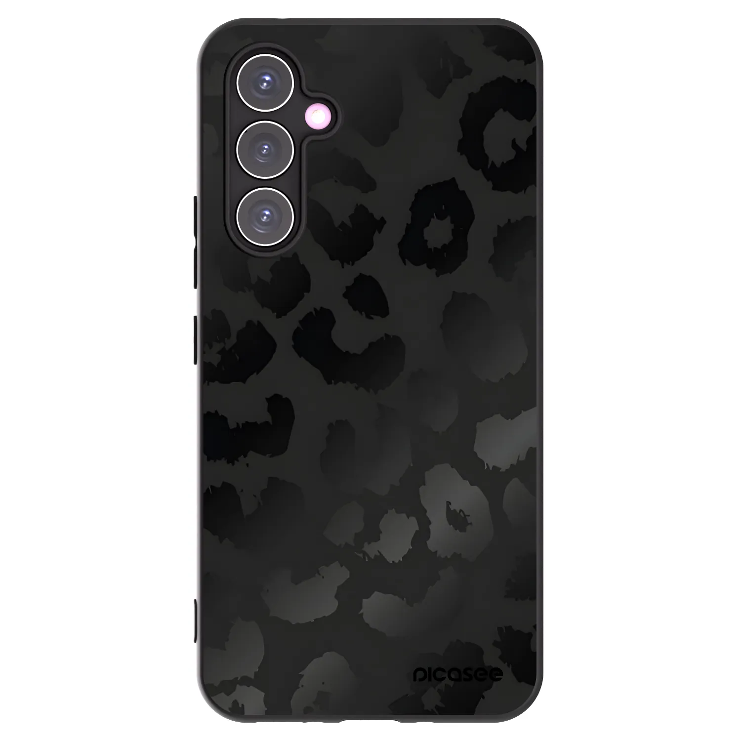 Picasee fekete szilikon tok az alábbi mobiltelefonokra Samsung Galaxy A54 5G A546B - Midnight Leopard
