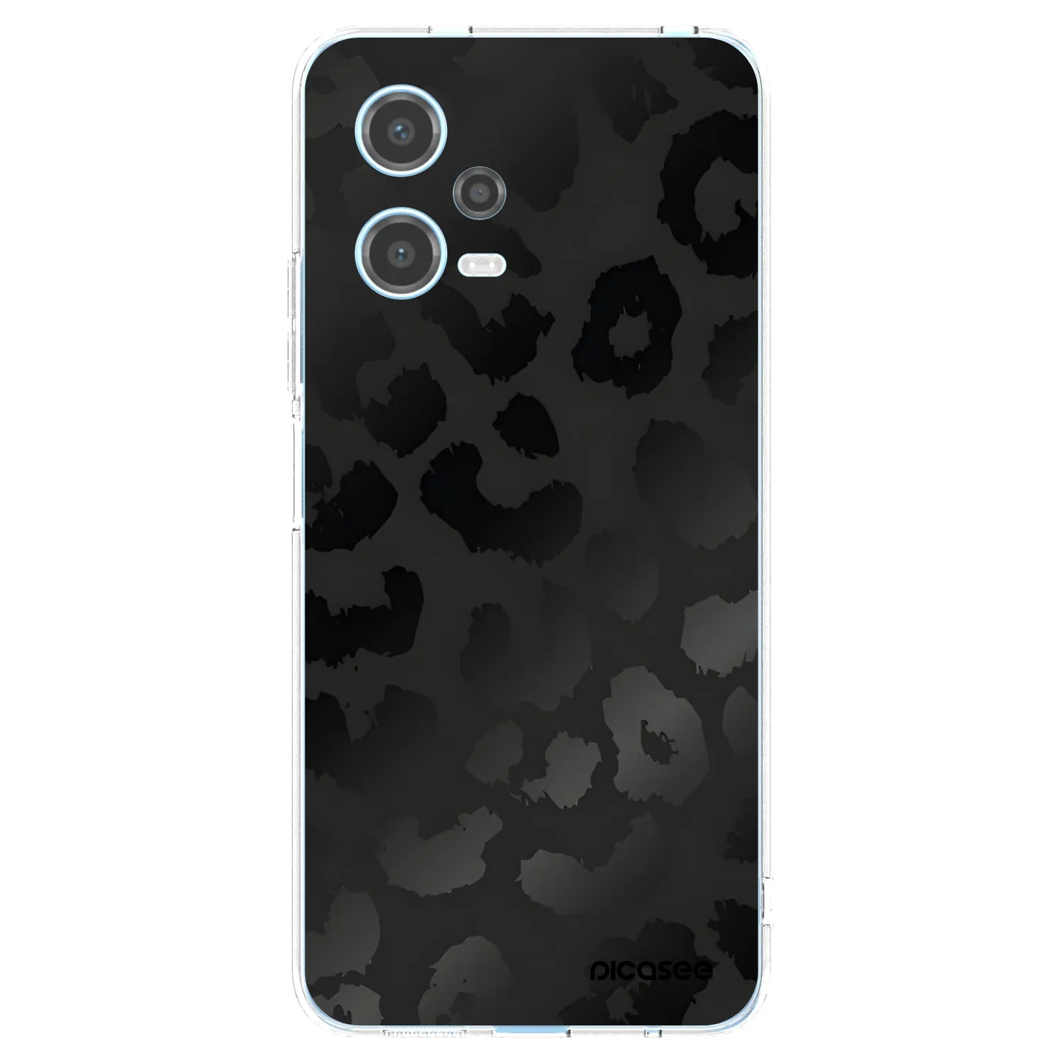 Picasee átlátszó szilikon tok az alábbi mobiltelefonokra Xiaomi Redmi Note 12 5G - Midnight Leopard