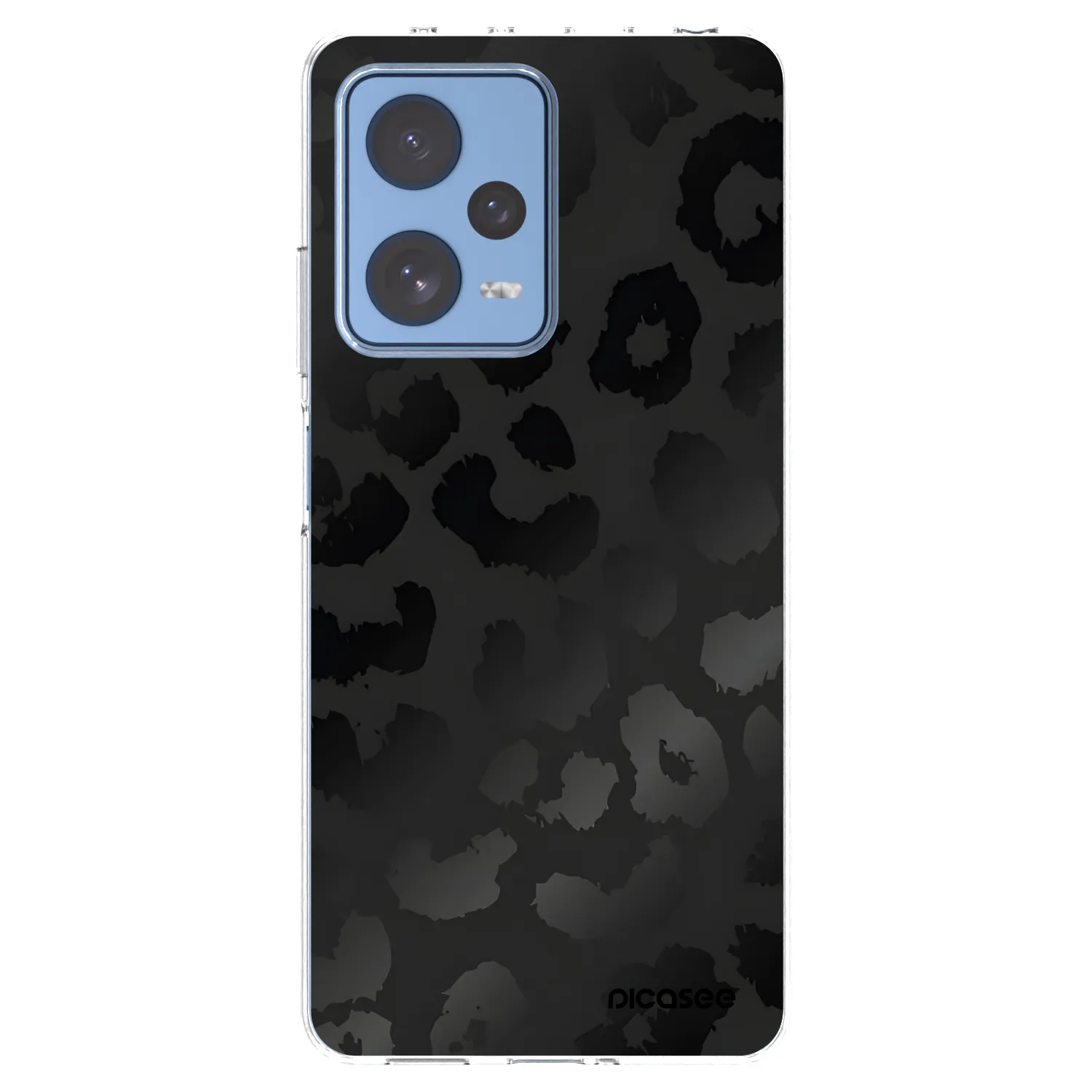 Picasee átlátszó szilikon tok az alábbi mobiltelefonokra Xiaomi Redmi Note 12 Pro 5G - Midnight Leopard