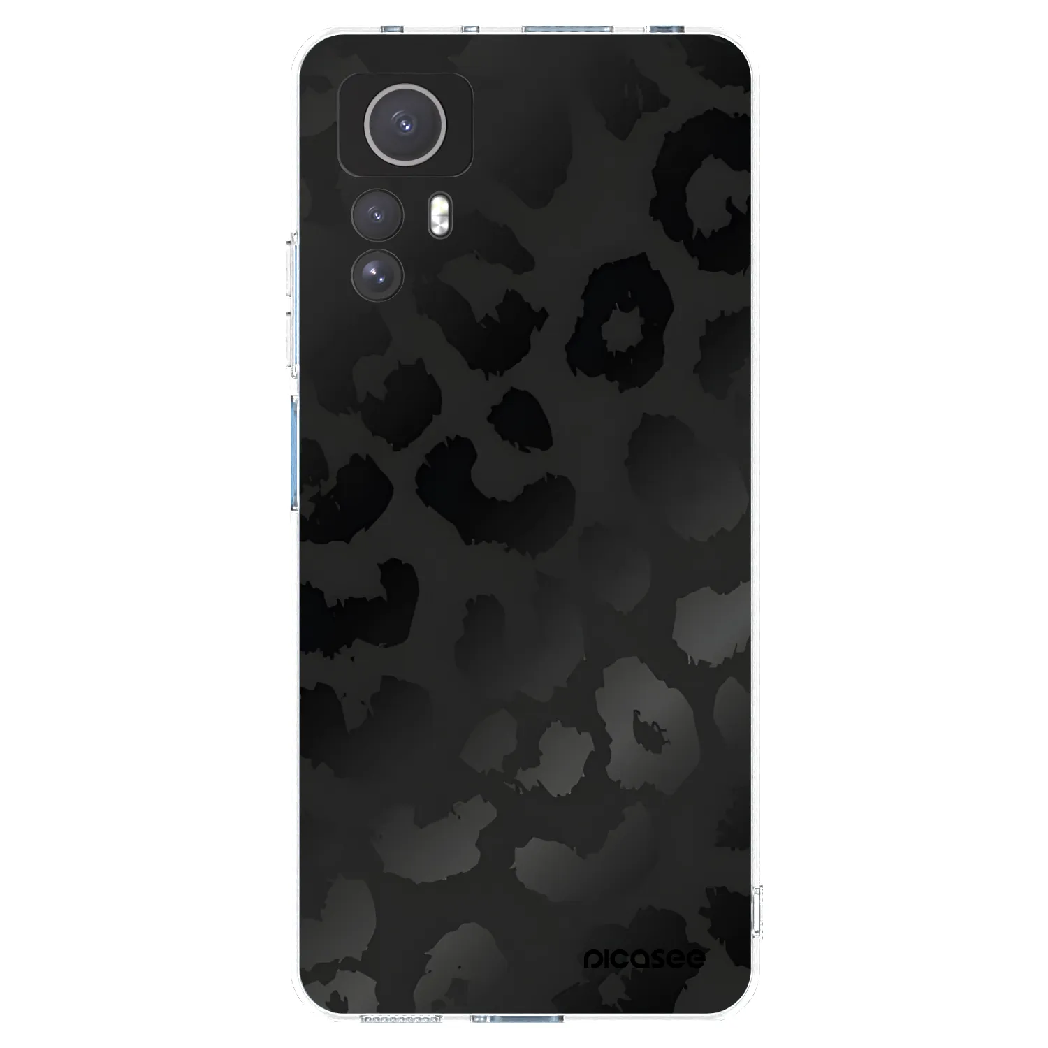 Picasee átlátszó szilikon tok az alábbi mobiltelefonokra Xiaomi Redmi Note 12S - Midnight Leopard