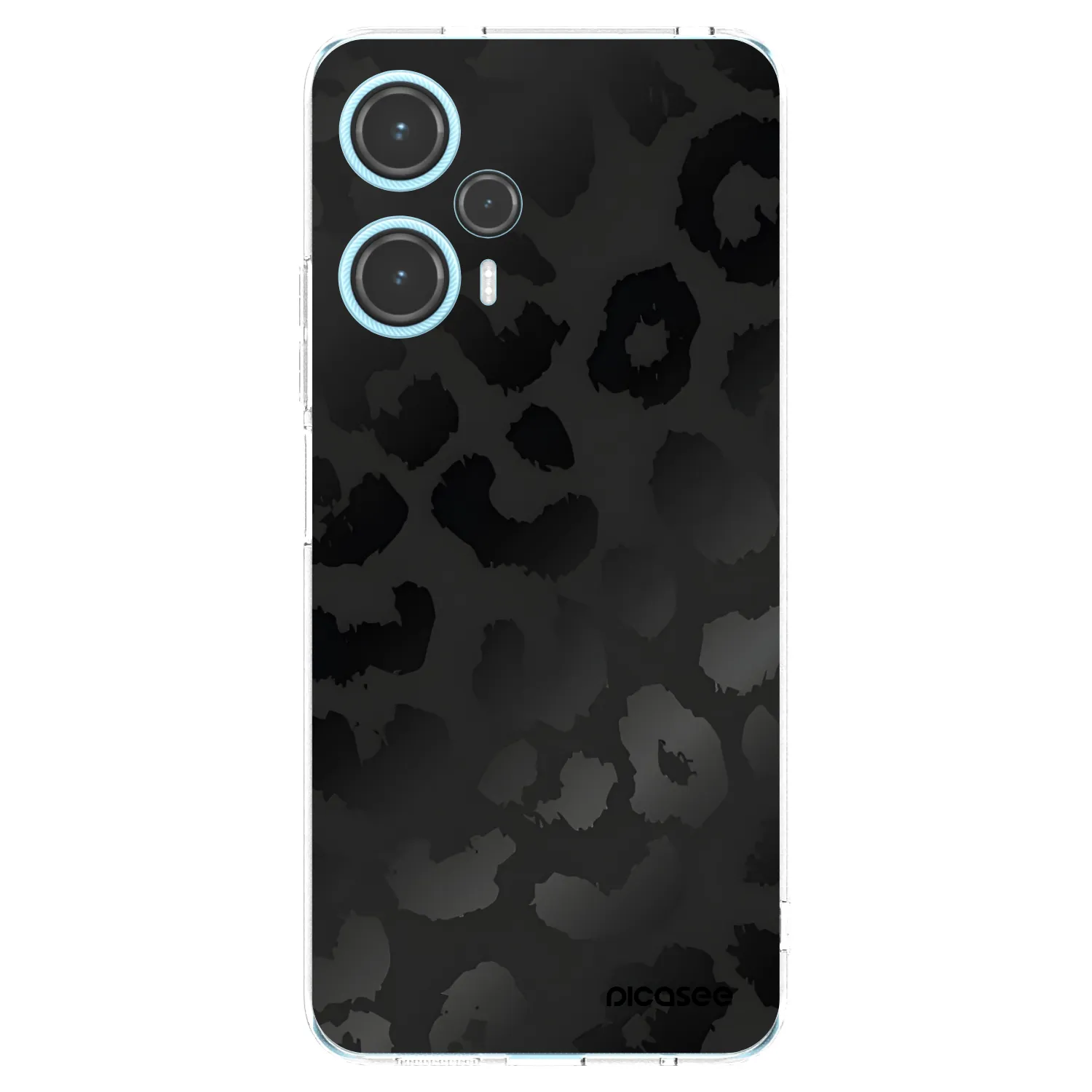 Picasee átlátszó szilikon tok az alábbi mobiltelefonokra Xiaomi Poco F5 - Midnight Leopard