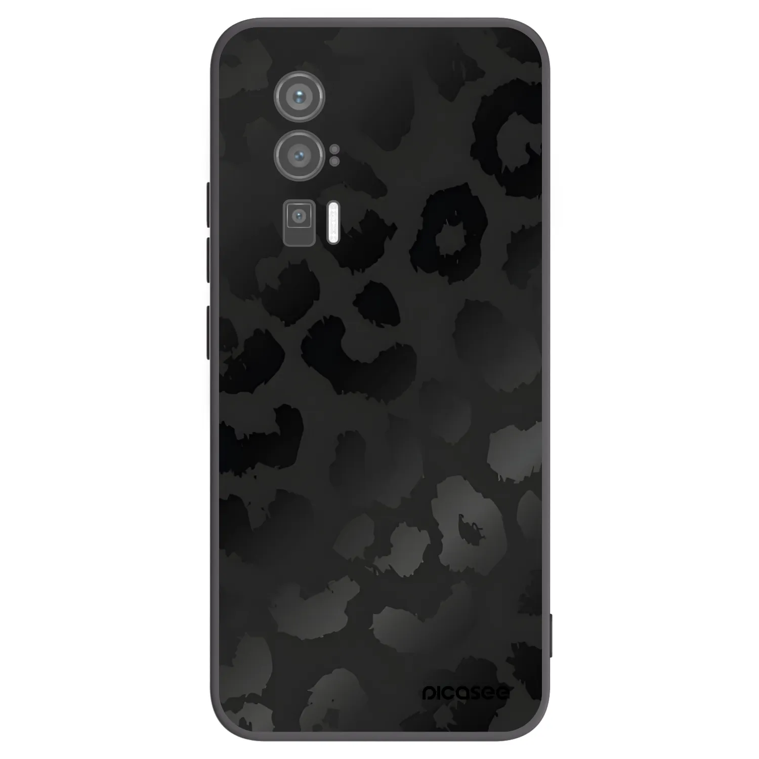 Picasee fekete szilikon tok az alábbi mobiltelefonokra Xiaomi Poco F5 Pro 5G - Midnight Leopard
