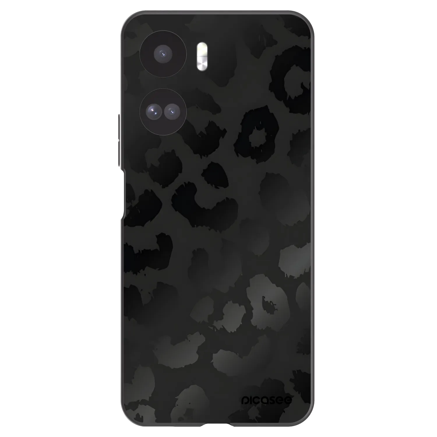 Picasee fekete szilikon tok az alábbi mobiltelefonokra Honor 90 Lite 5G - Midnight Leopard