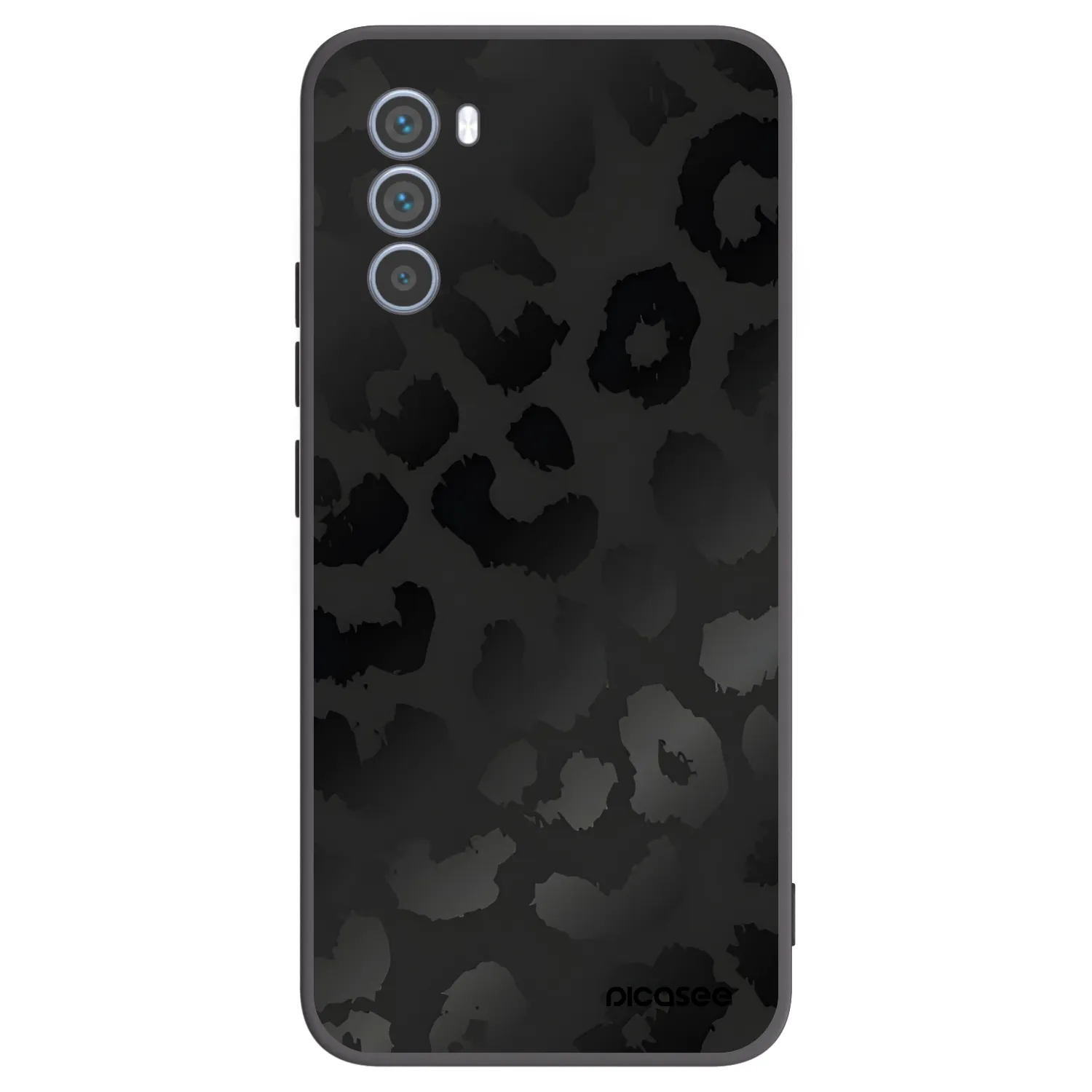 Picasee fekete szilikon tok az alábbi mobiltelefonokra Motorola Moto G62 - Midnight Leopard