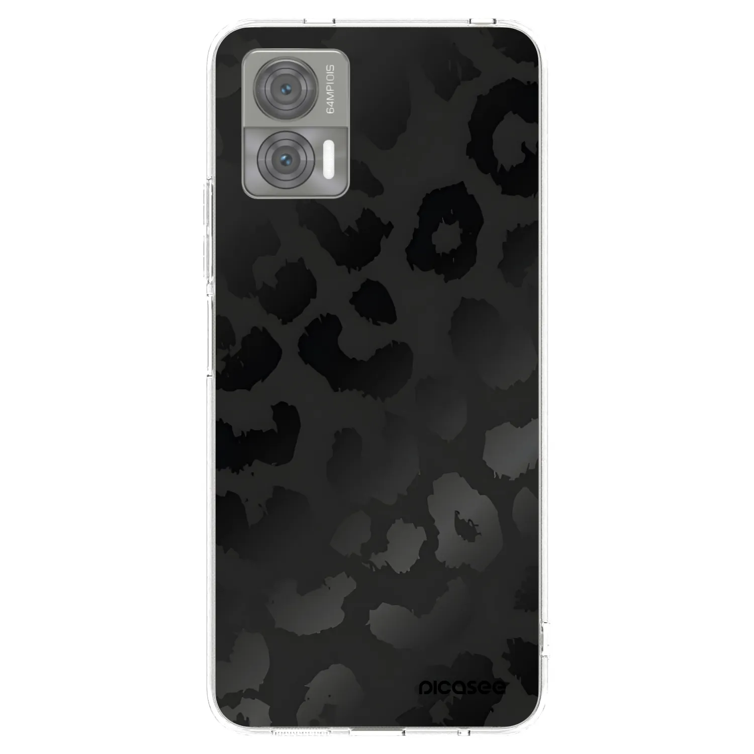 Picasee átlátszó szilikon tok az alábbi mobiltelefonokra Motorola Edge 30 Neo - Midnight Leopard