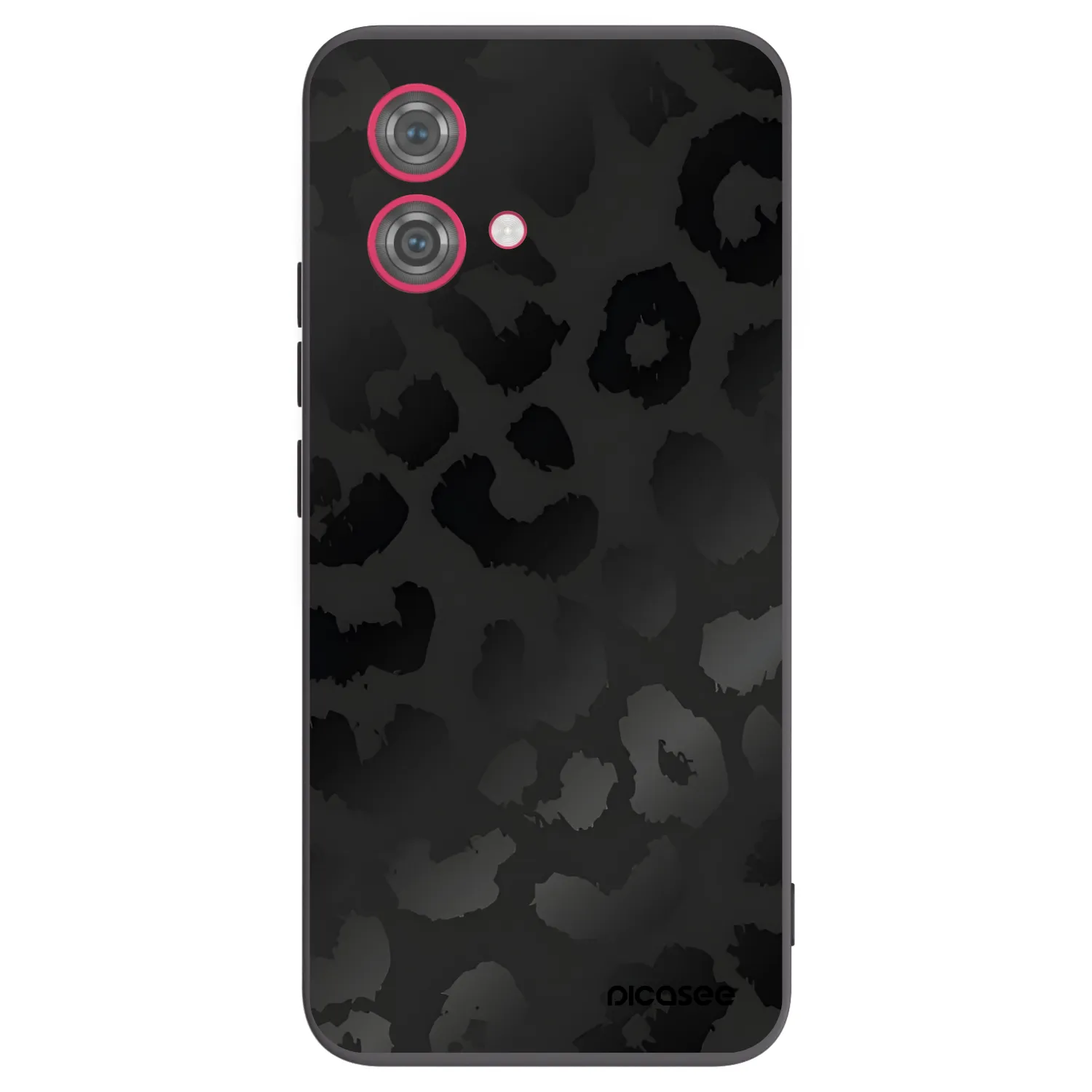 Picasee fekete szilikon tok az alábbi mobiltelefonokra Motorola Moto G84 5G - Midnight Leopard
