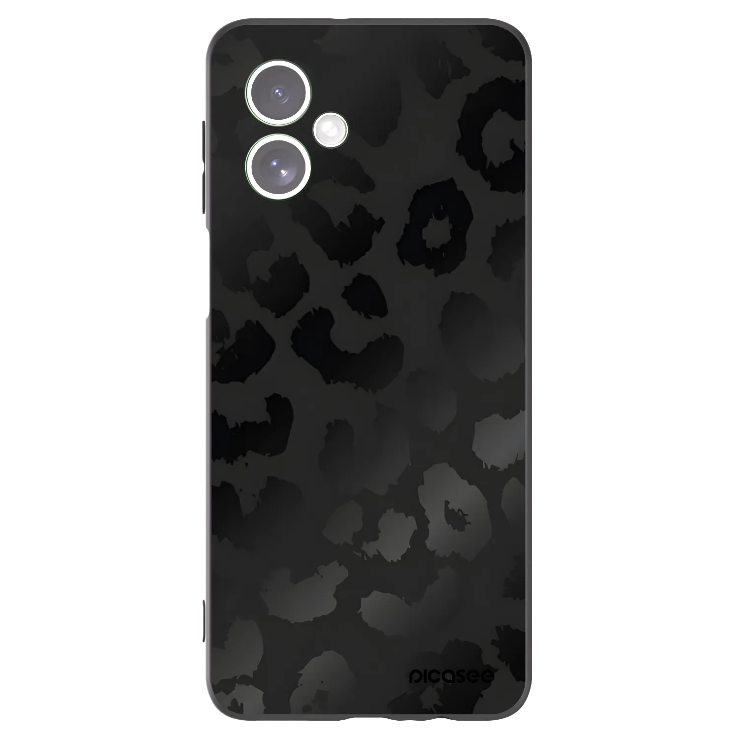 Picasee fekete szilikon tok az alábbi mobiltelefonokra Motorola Moto G54 5G - Midnight Leopard