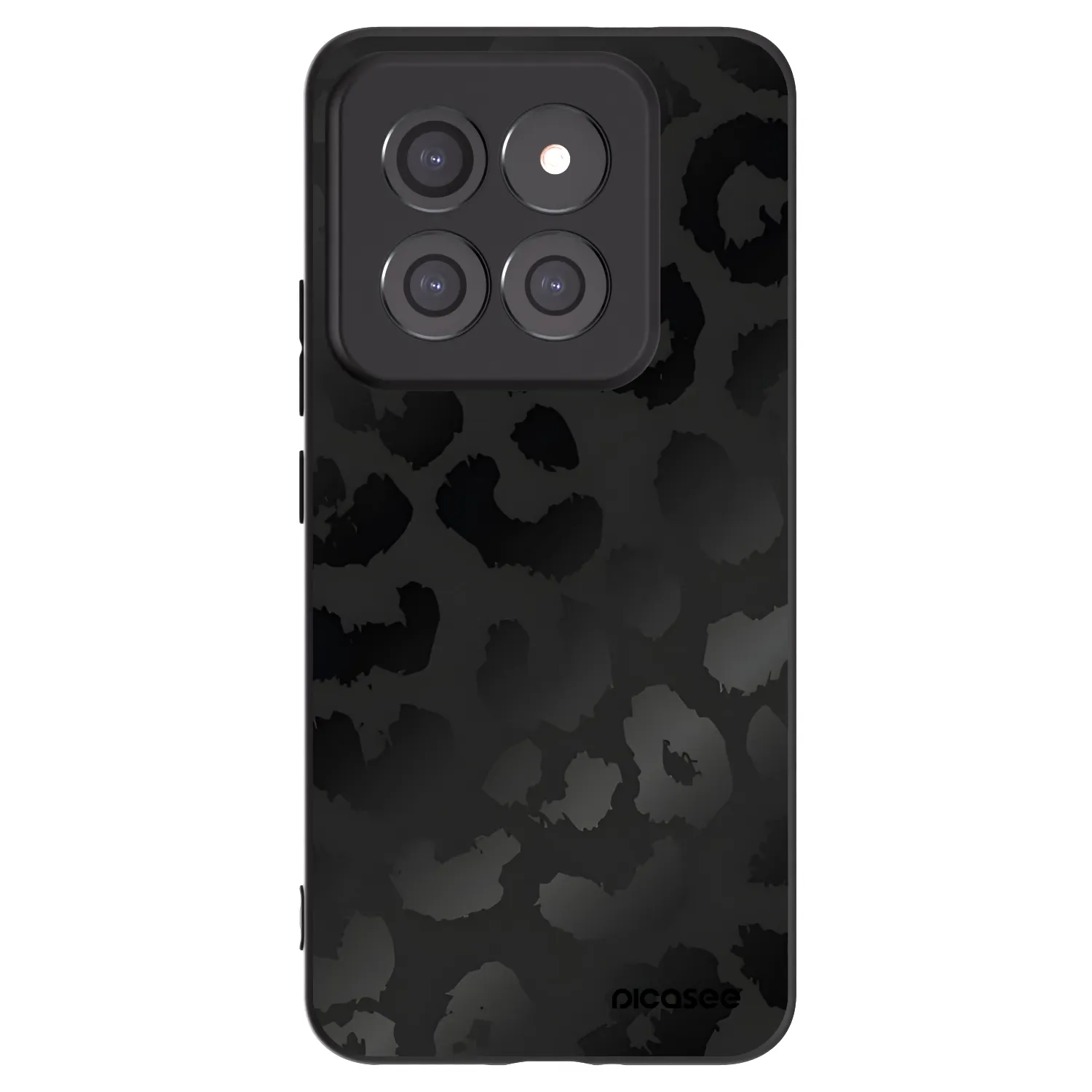 Picasee fekete szilikon tok az alábbi mobiltelefonokra Xiaomi 14 Pro - Midnight Leopard