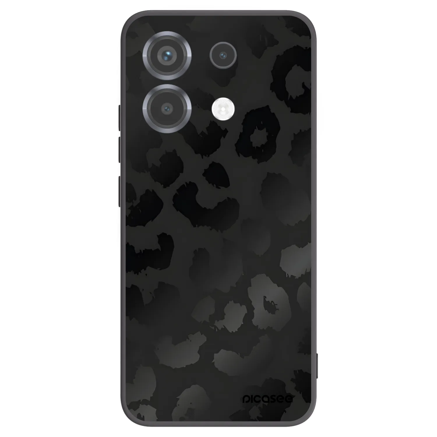 Picasee fekete szilikon tok az alábbi mobiltelefonokra Xiaomi Poco X6 - Midnight Leopard