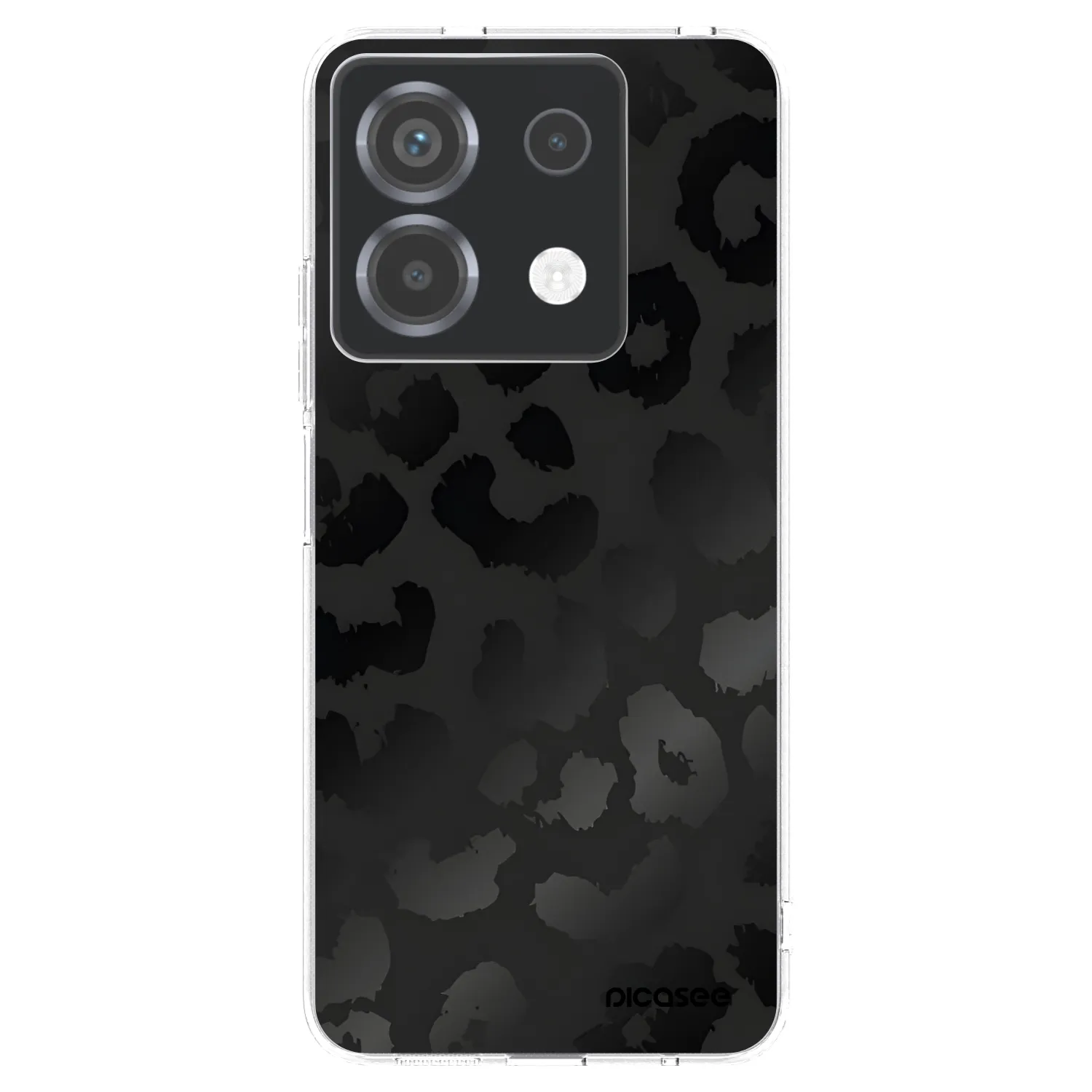 Picasee átlátszó szilikon tok az alábbi mobiltelefonokra Xiaomi Poco X6 - Midnight Leopard