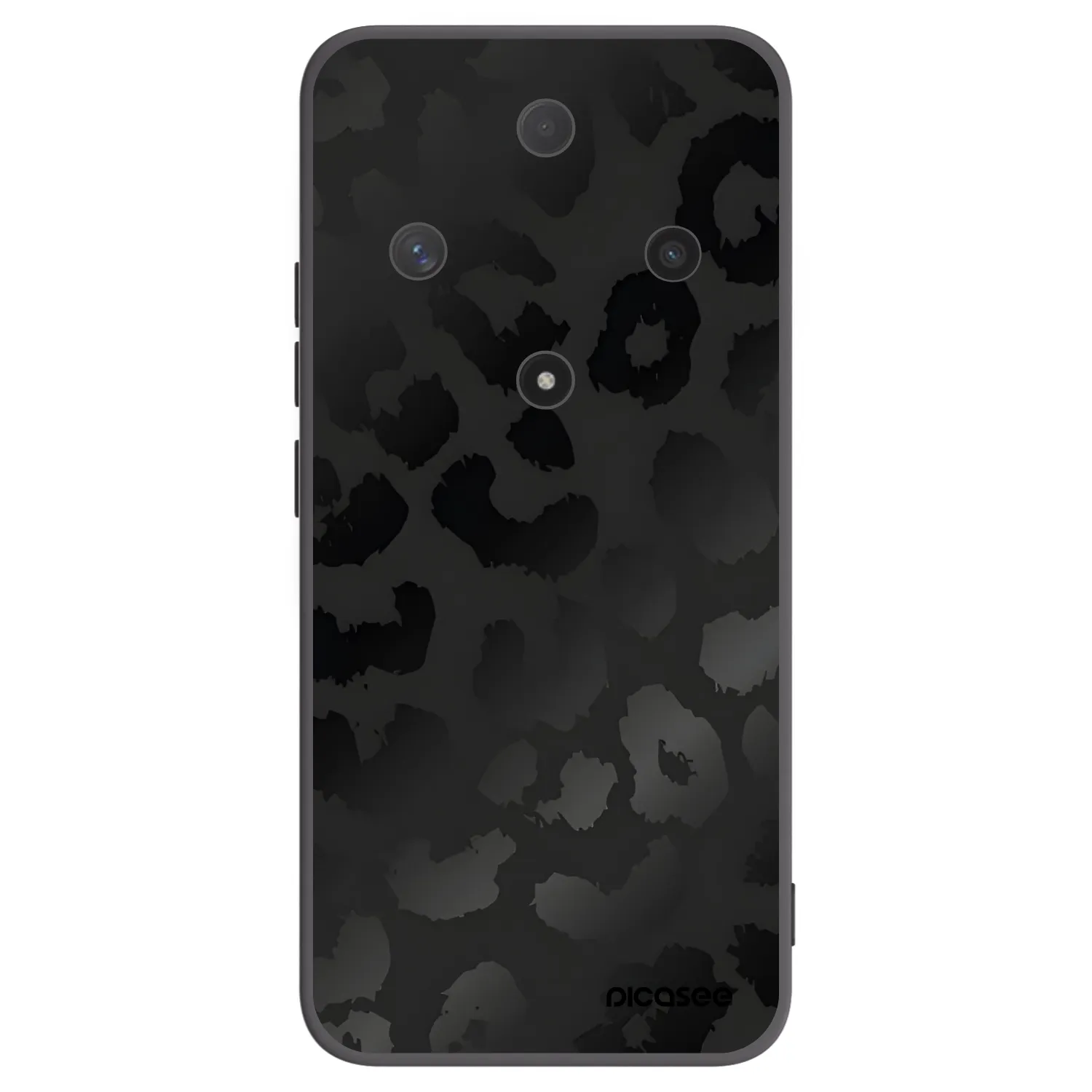Picasee fekete szilikon tok az alábbi mobiltelefonokra Honor Magic6 Lite 5G - Midnight Leopard