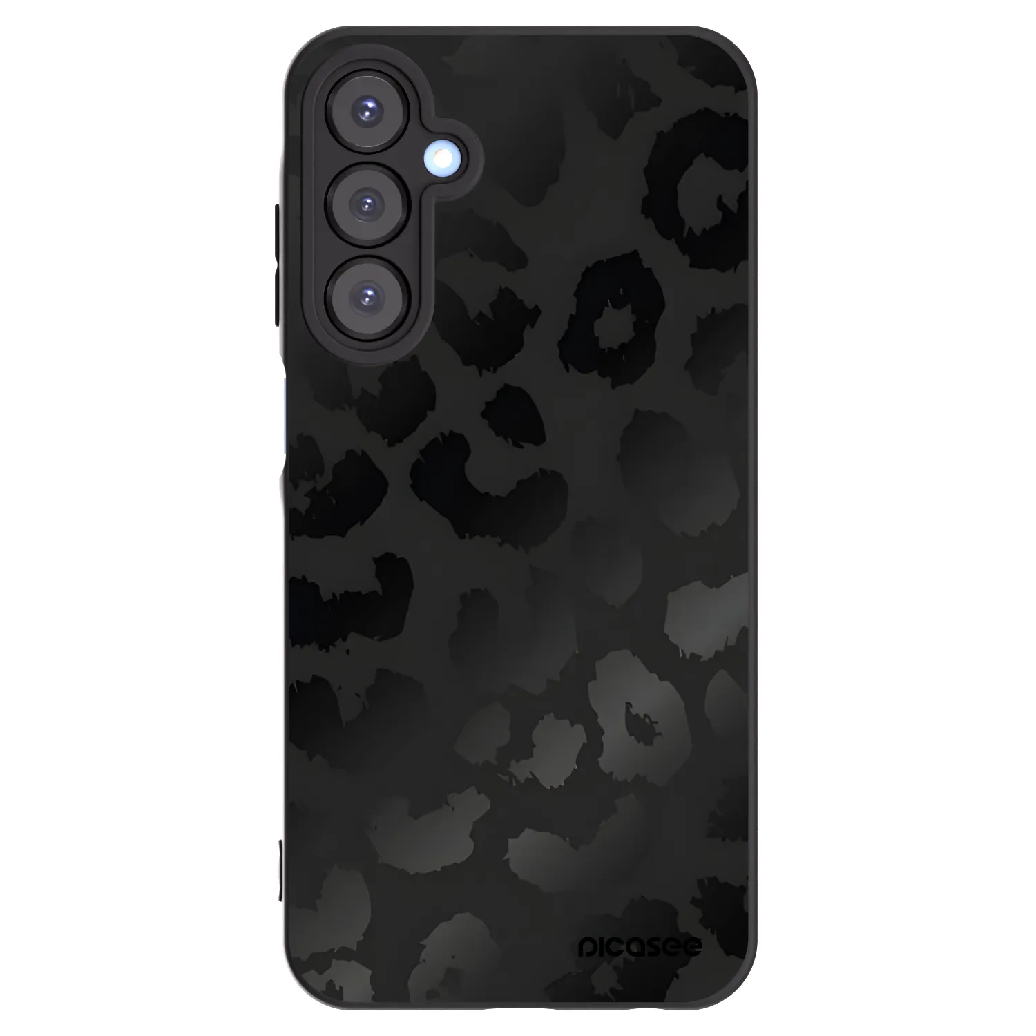 Picasee fekete szilikon tok az alábbi mobiltelefonokra Samsung Galaxy A25 A256B 5G - Midnight Leopard