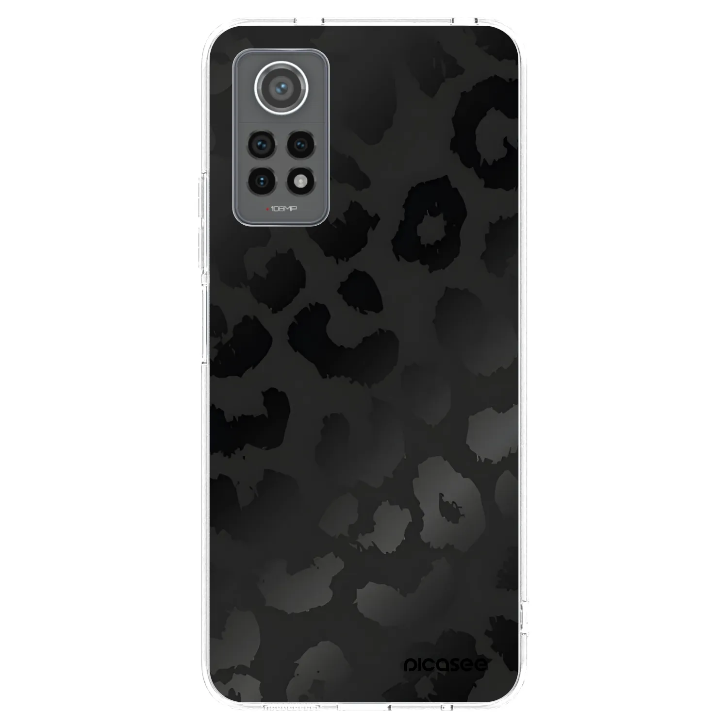 Picasee átlátszó szilikon tok az alábbi mobiltelefonokra Xiaomi Redmi Note 12 Pro 4G - Midnight Leopard