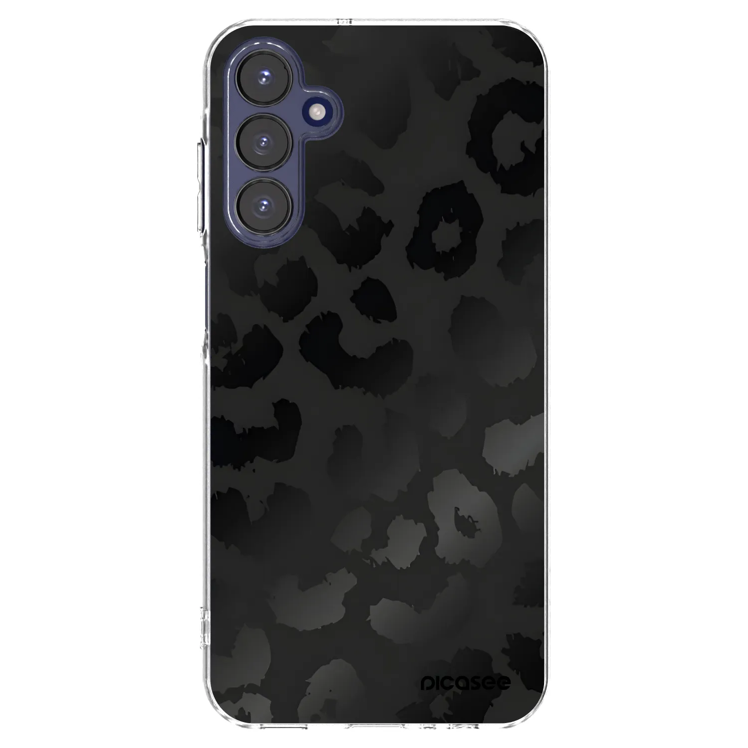 Picasee átlátszó szilikon tok az alábbi mobiltelefonokra Samsung Galaxy A15 A155F 4G - Midnight Leopard